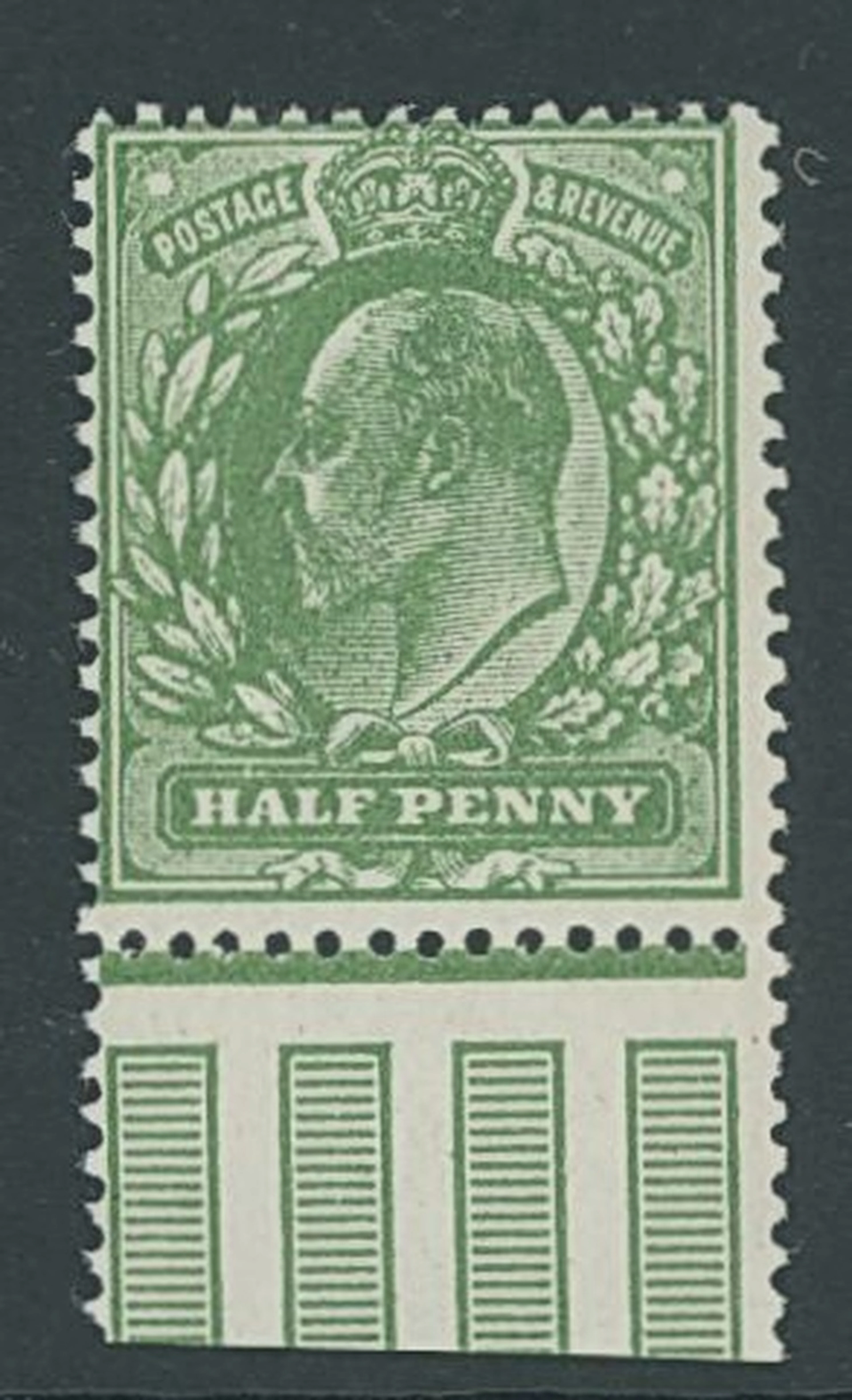 Great Britain King Edward VII A mint selection on hagner page with
