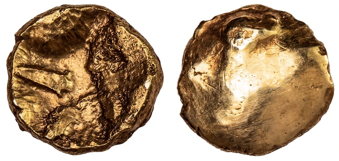 Regni, AV Quarter-Stater, 'Willett's Nipple' Type, single boss, or