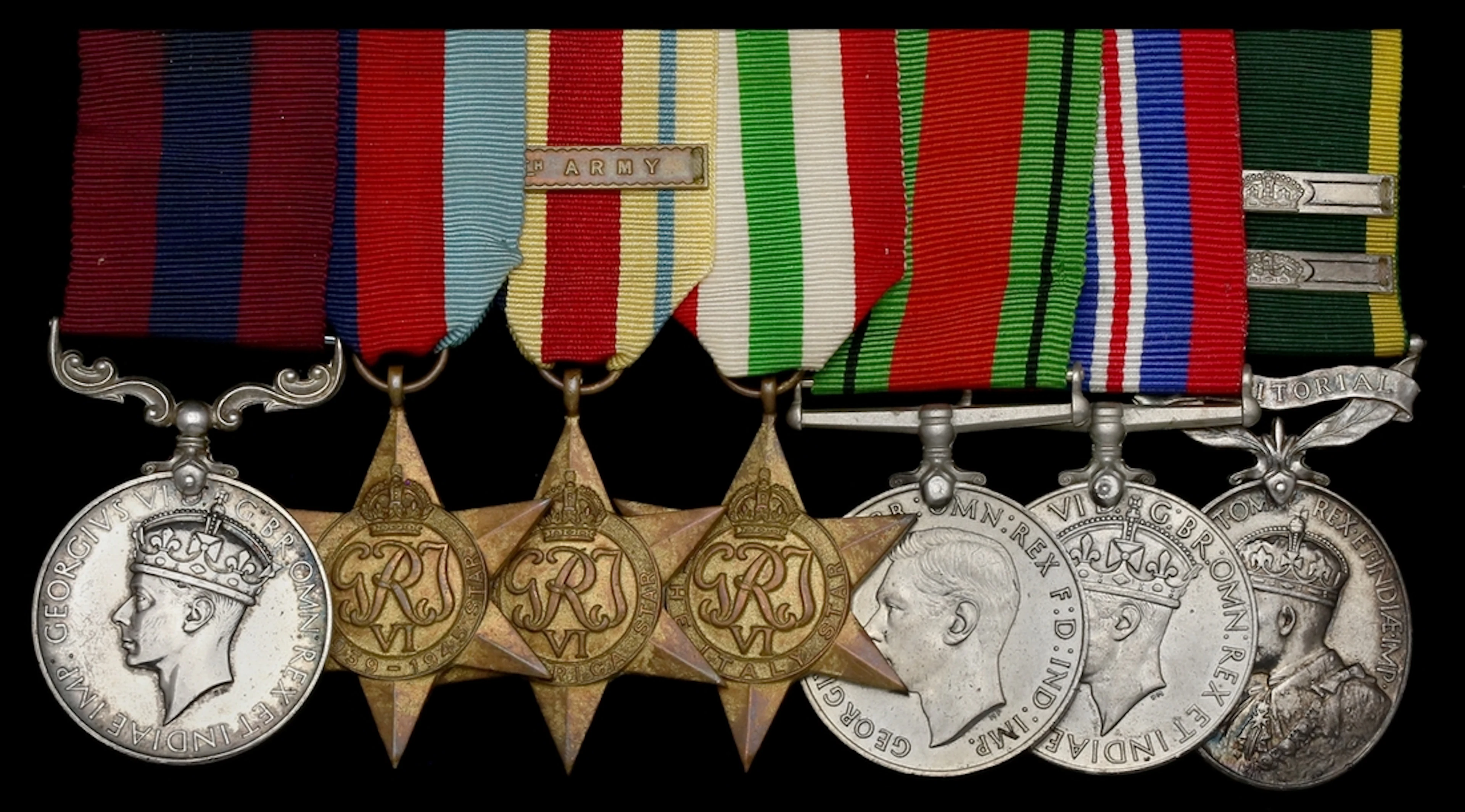 4 D.C.M.'s to the East Yorkshire Regiment. An outstanding Second World