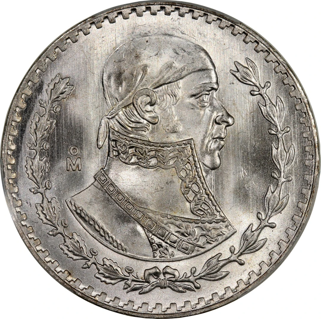 Mexico, [PCGS MS66] peso, 1958-Mo