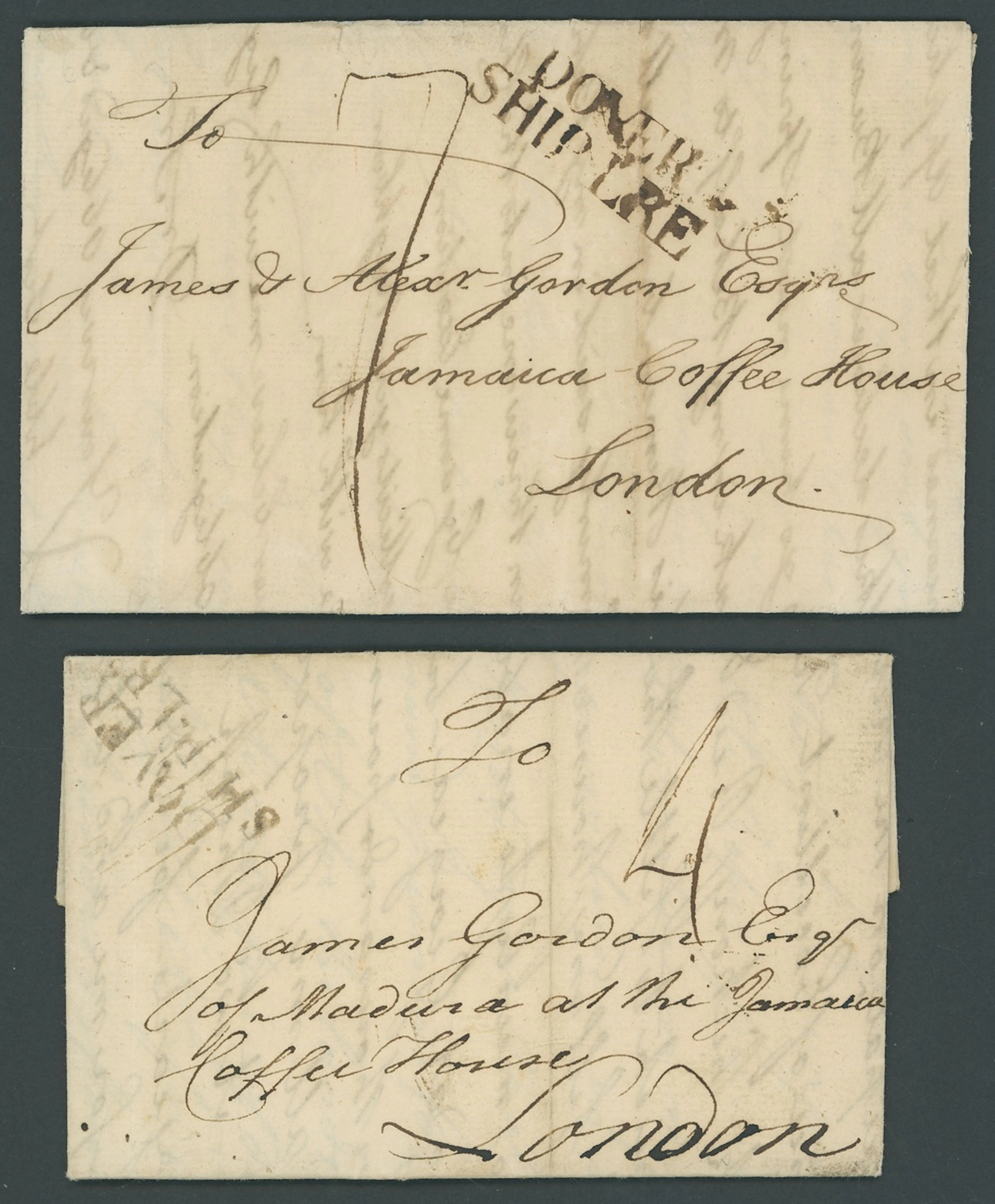 Grenada Early Letters and Handstamps 1765 (5 Nov.) entire letter (faults)