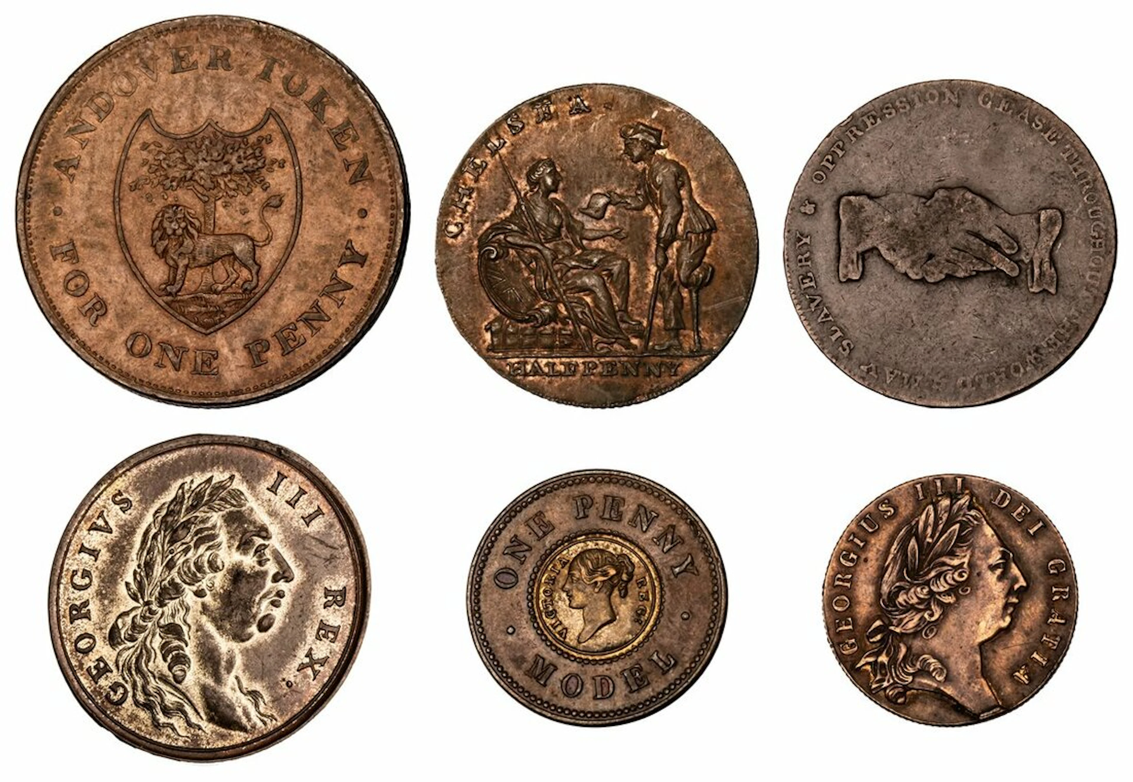 British Tokens and Fantasy Pieces (6) | George III (1760-1820), Fantasy