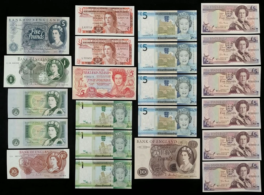 British Banknotes, a group of 21x, including
