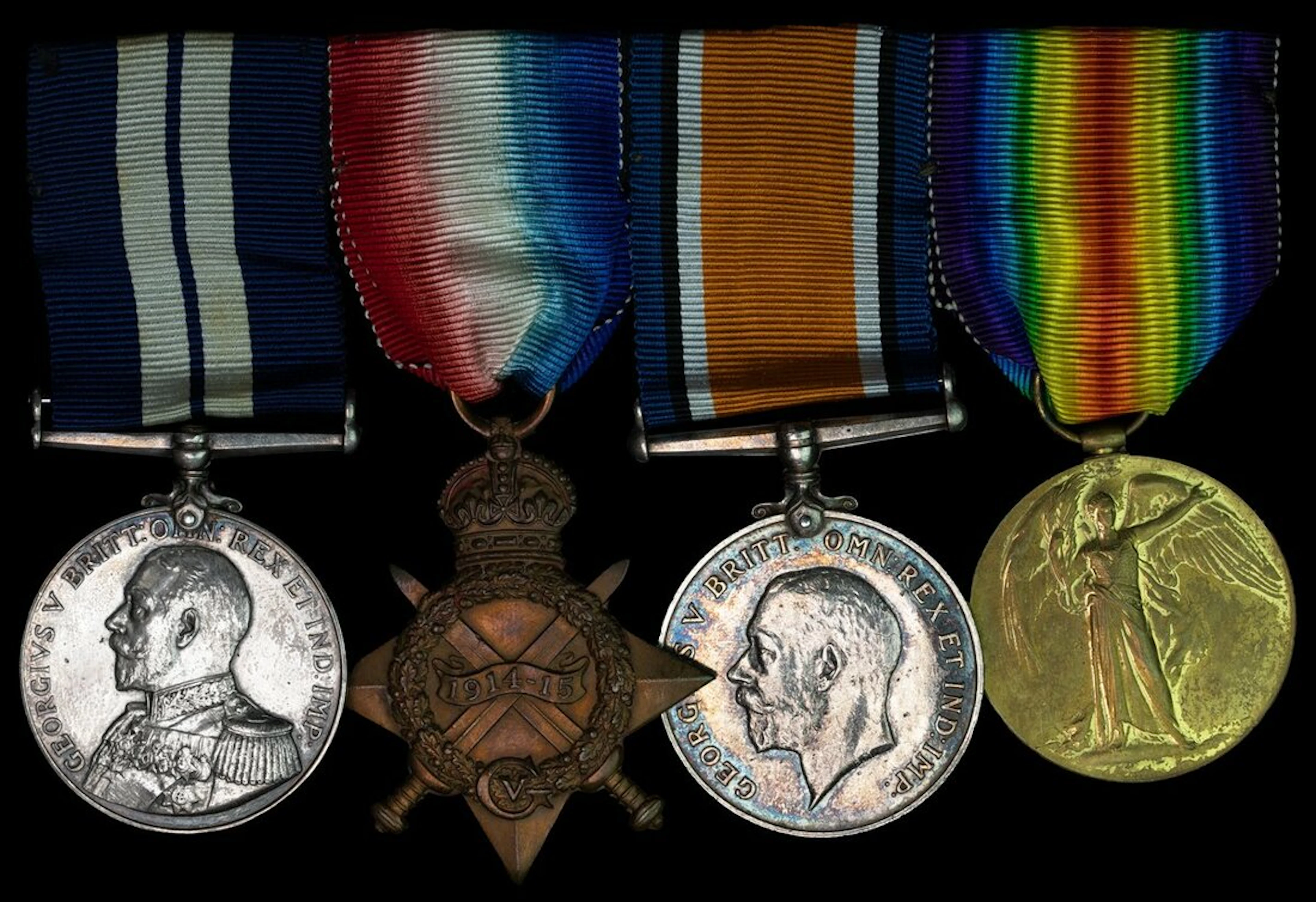 A Great War 'Auxiliary Patrol Service' D.S.M. group of four awarded