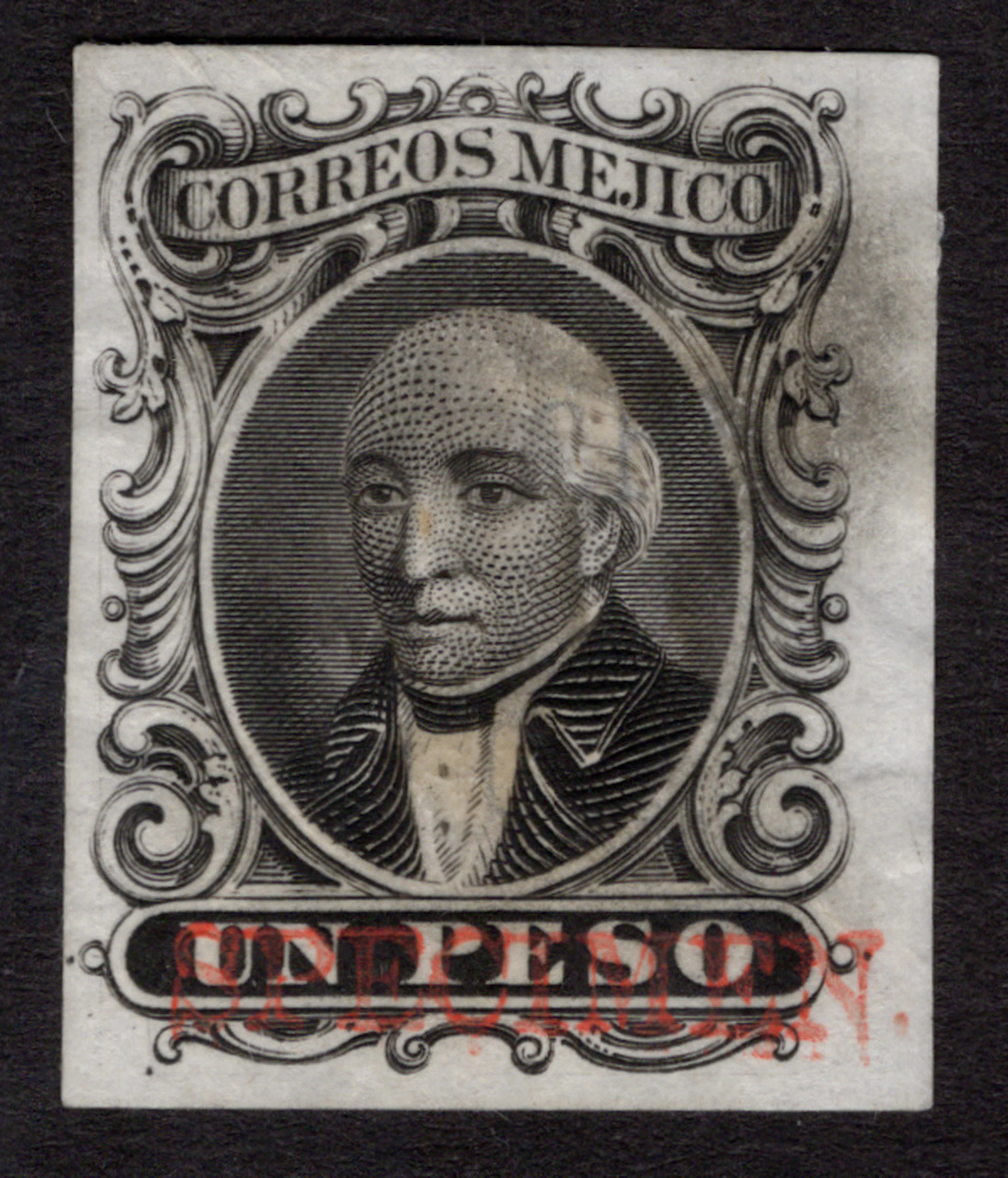1856-1883 Classic Period 1863, Benito Juárez Issue, 2r. indigo, 4r.