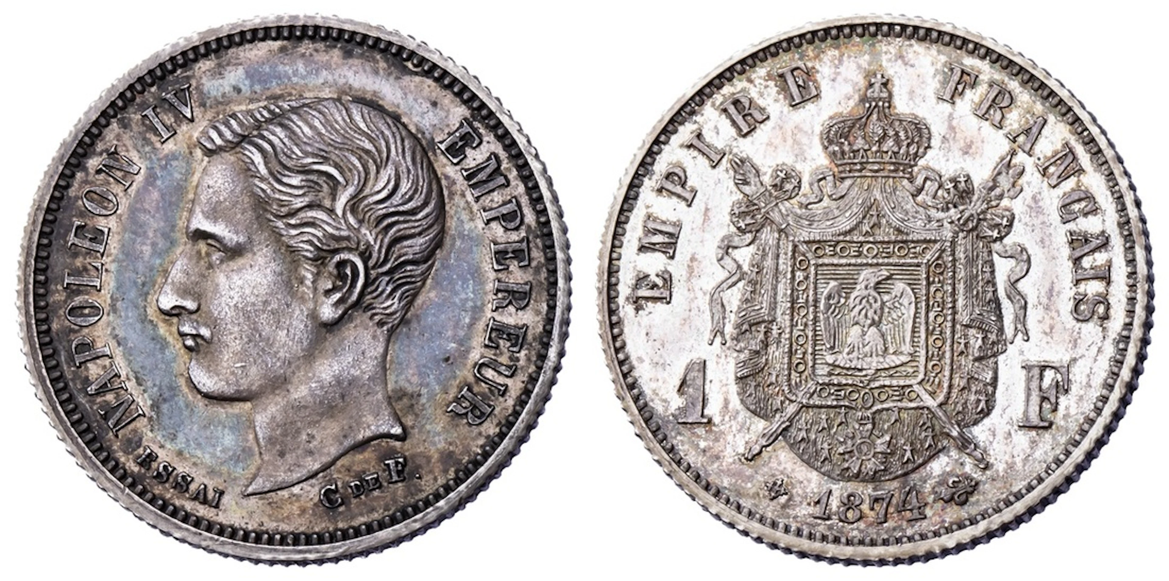 NGC MS62 | France, Third Republic, Napoleon, Prince Imperial as Napoleon