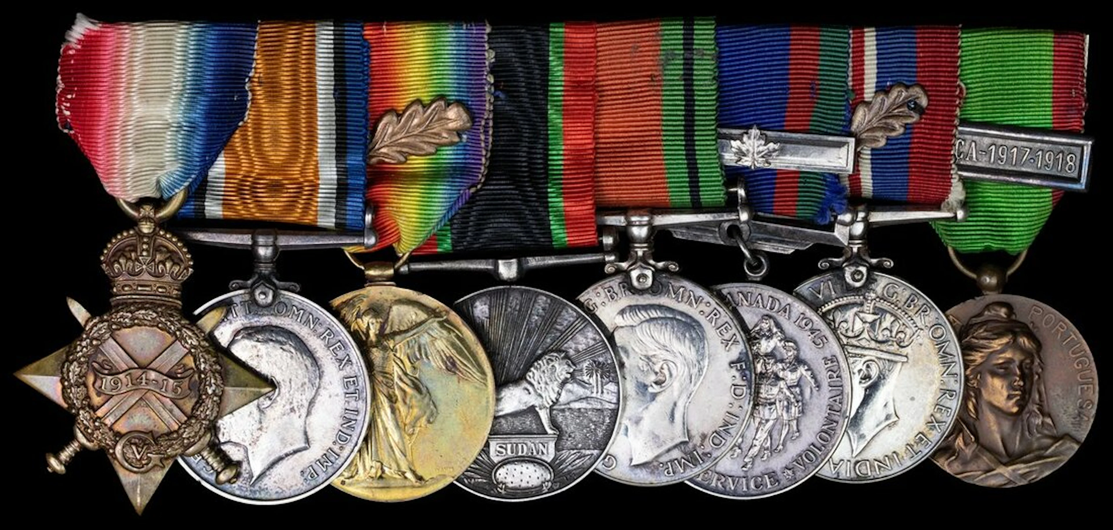 An interesting group of eight to Squadron Leader C. H. N. Ashlin