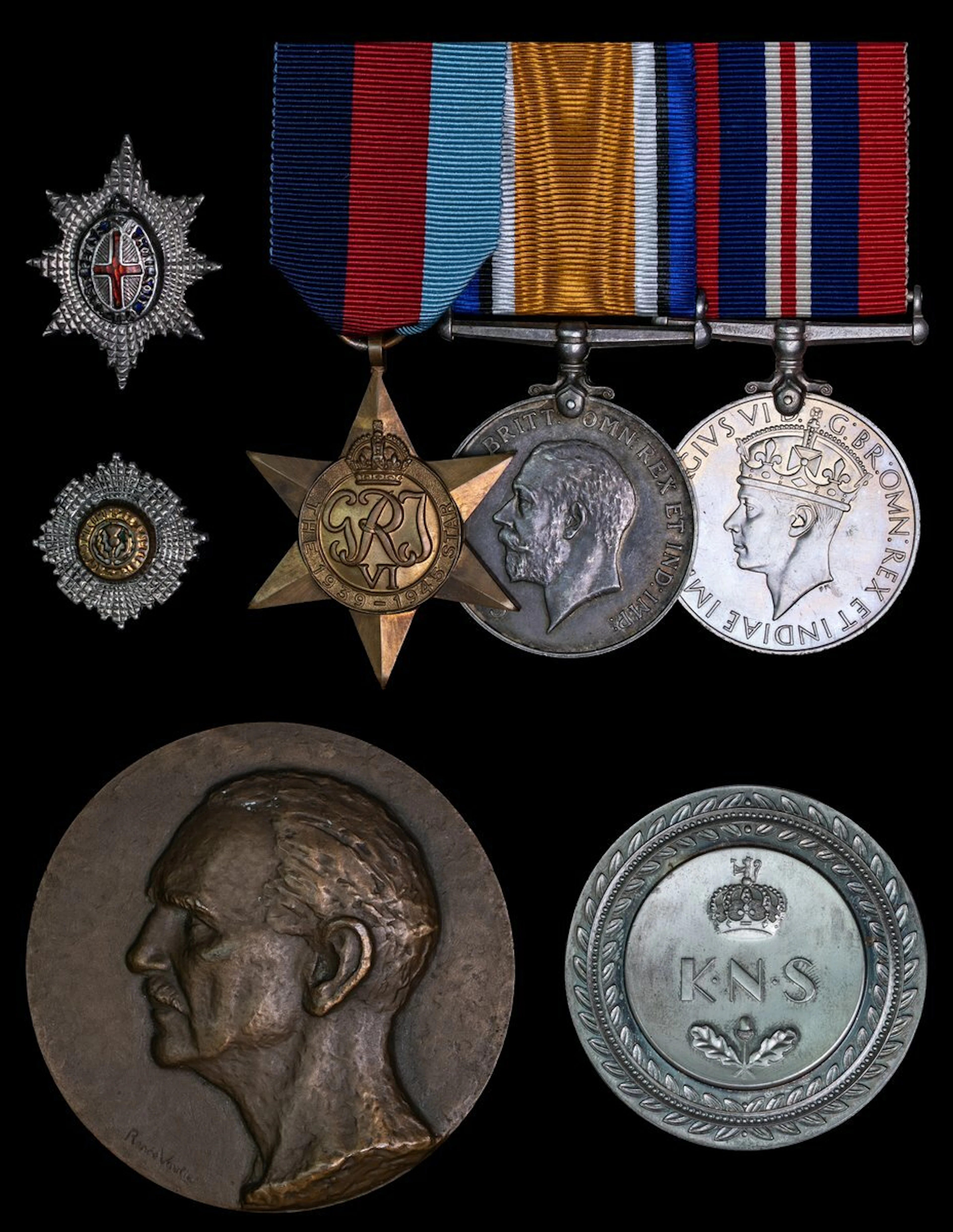 The campaign group of three awarded to Major R. J. B. Bolitho, Devonshire