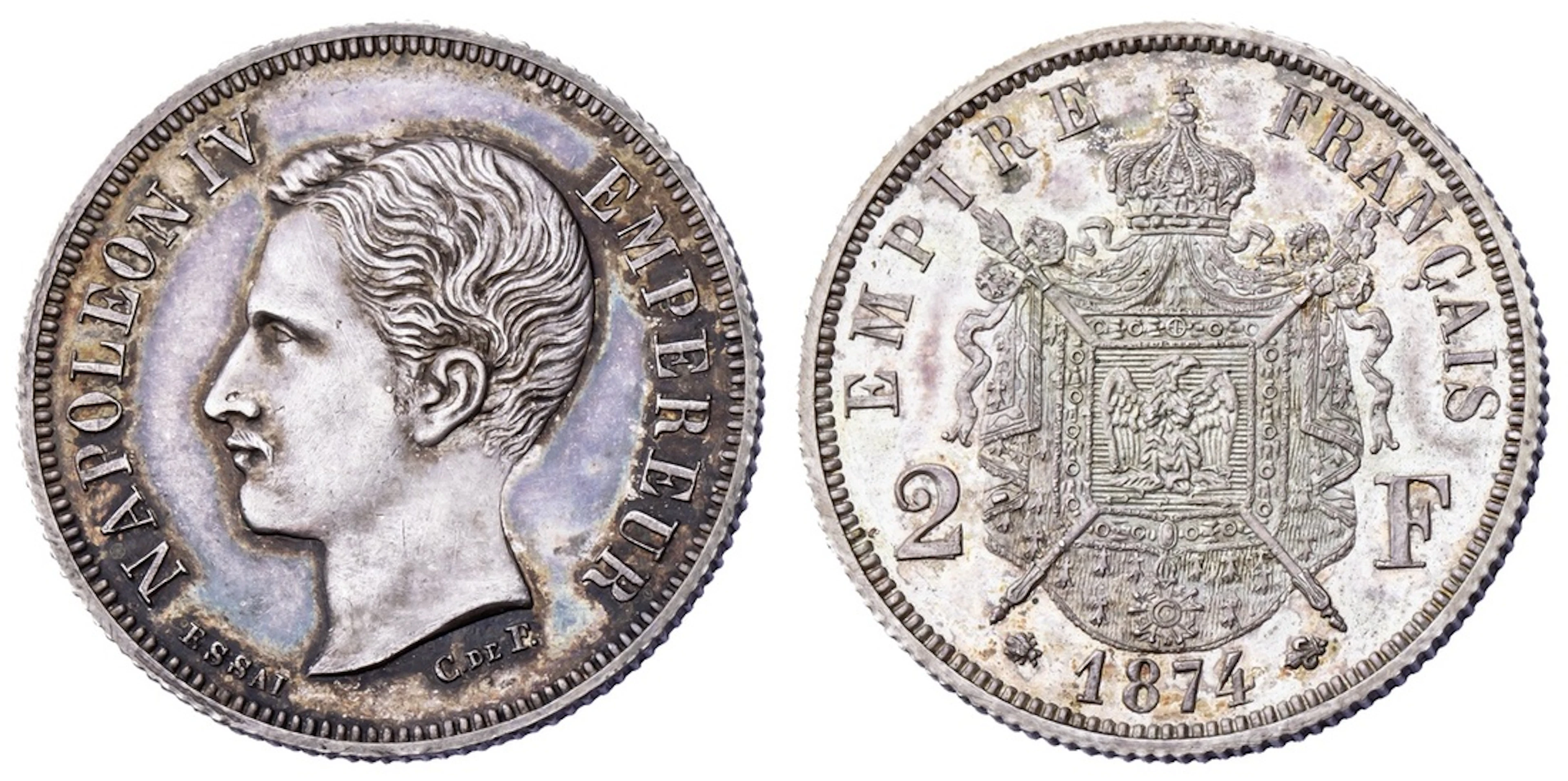 NGC MS62 | France, Third Republic, Napoleon, Prince Imperial as Napoleon