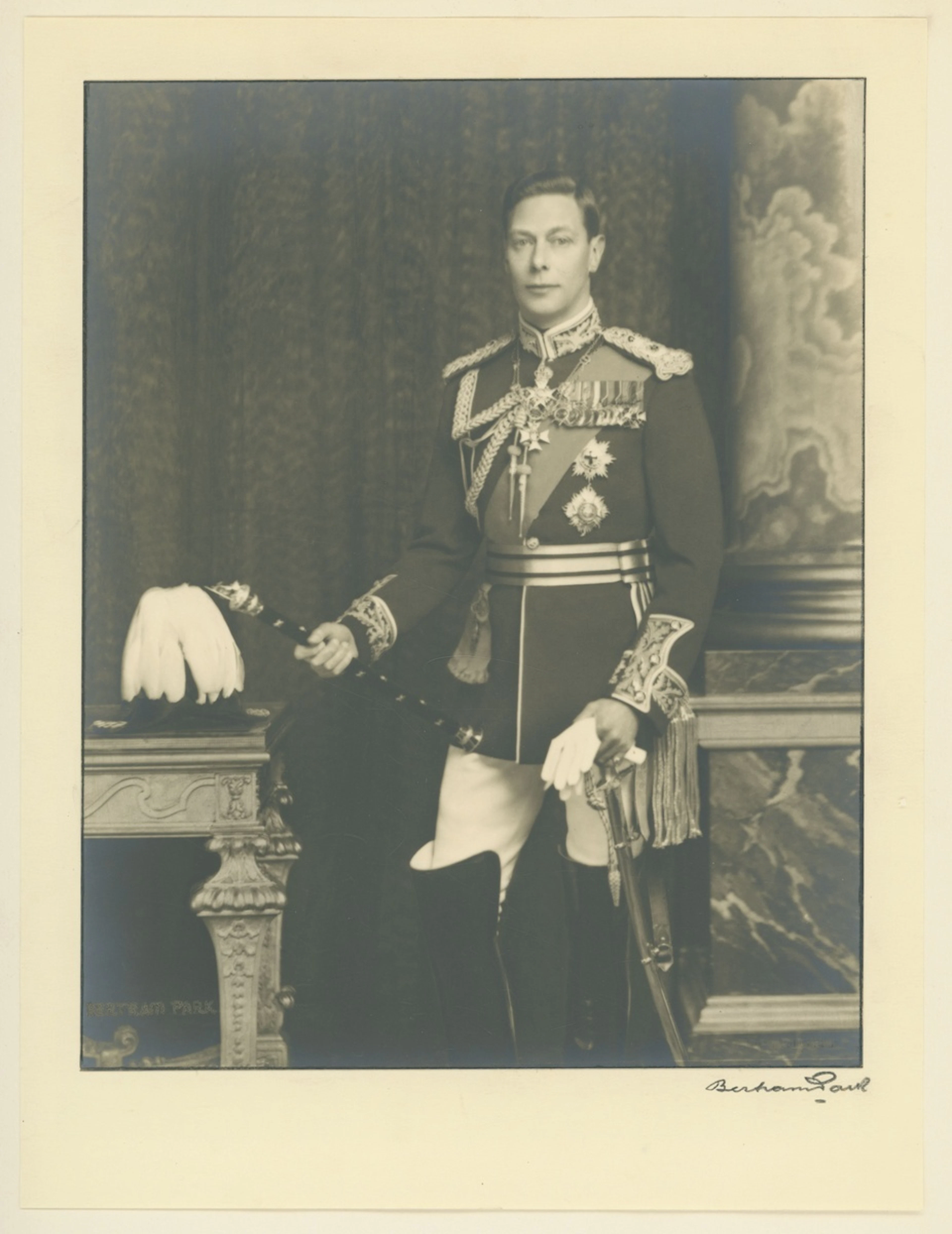 Great Britain Royalty King George VI 1938 March - Studio photograph