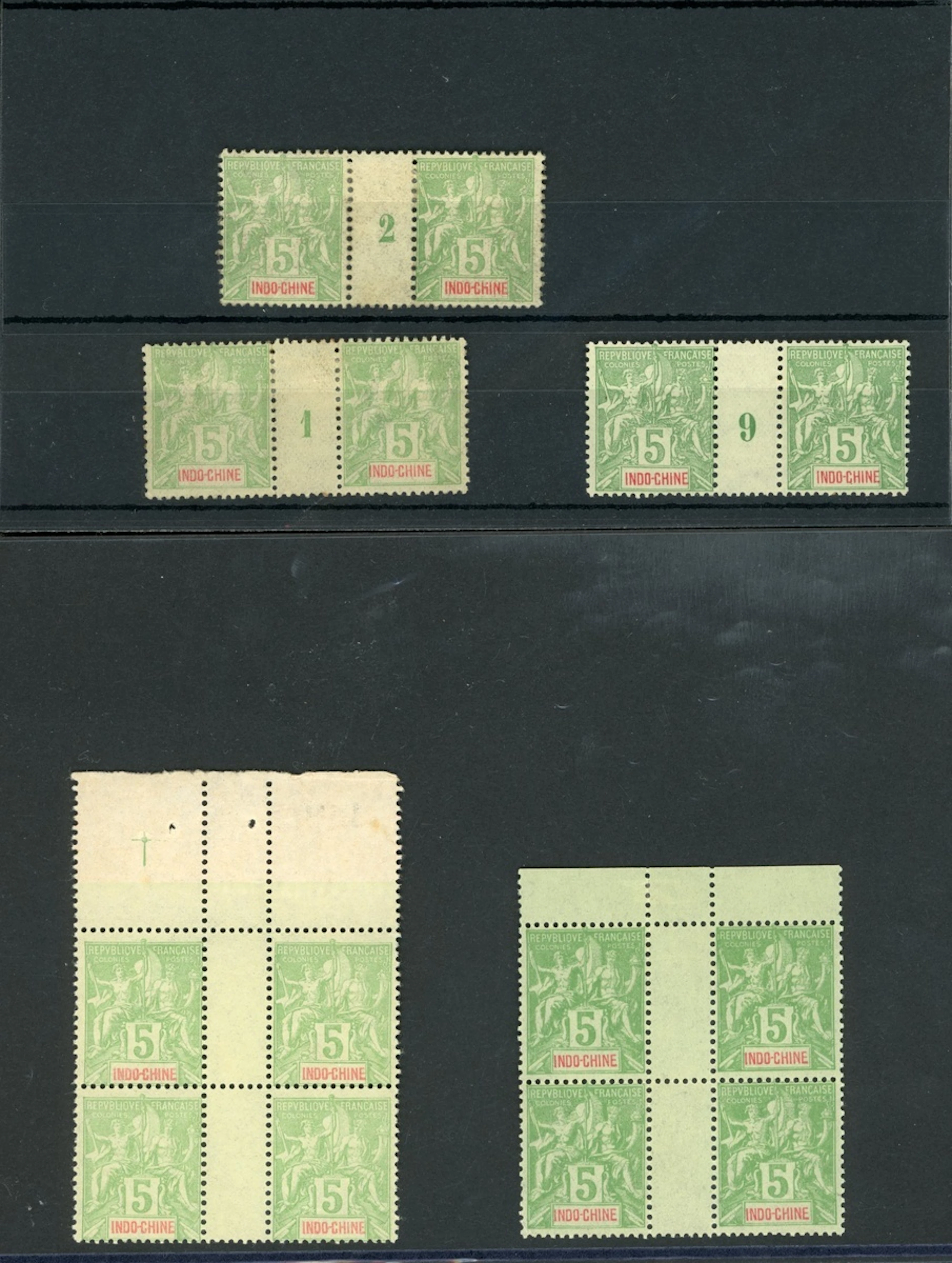 Indo-China French Indo-Chinese Post Office 1892-1900 Navigation and