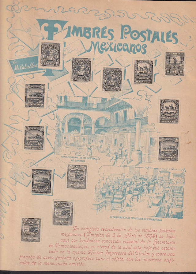 1884-1913 Post-Classic Period 1895, "Mulitas", the complete set reproduced