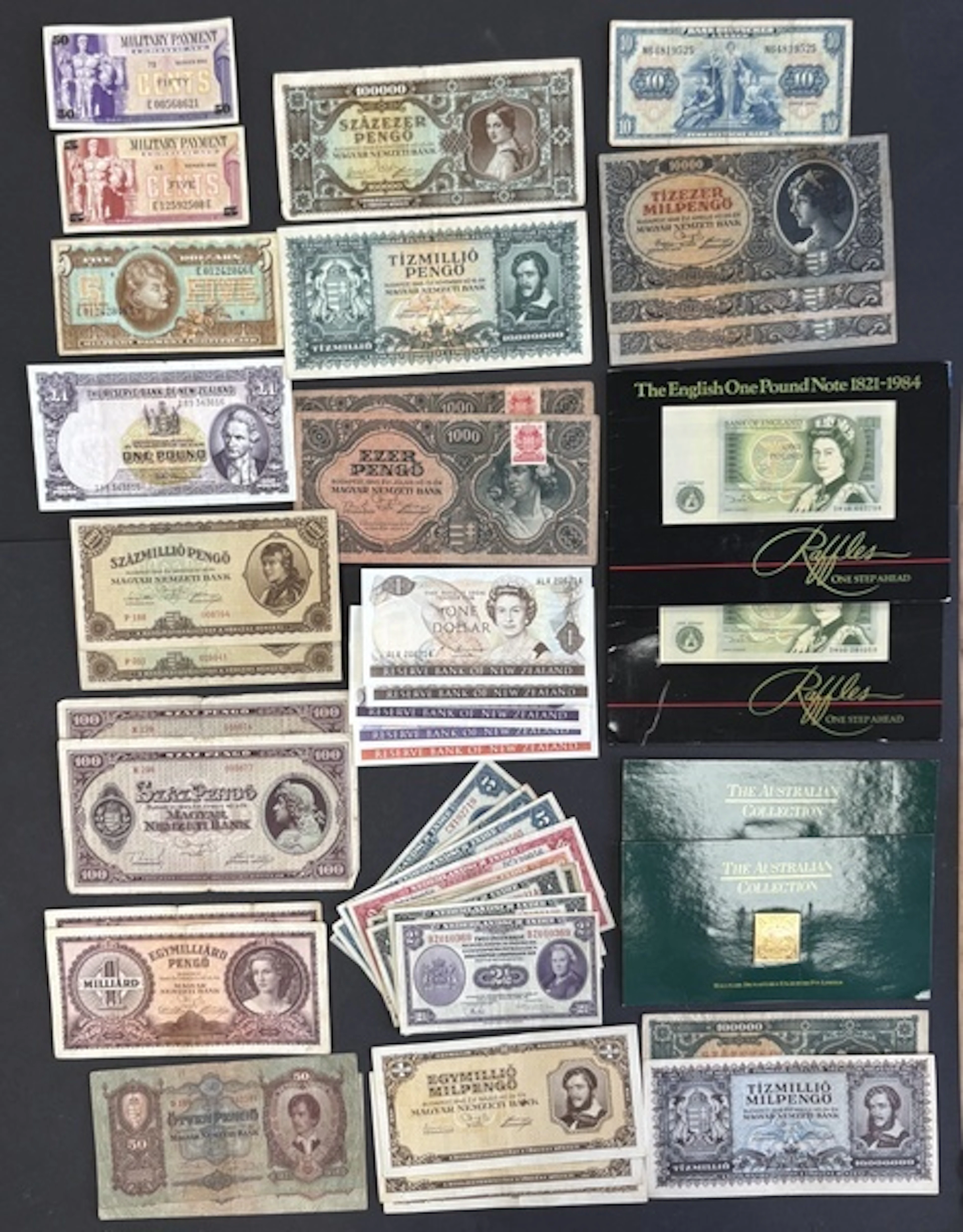 World banknotes, [69 notes & 2 coins] 1913-2017