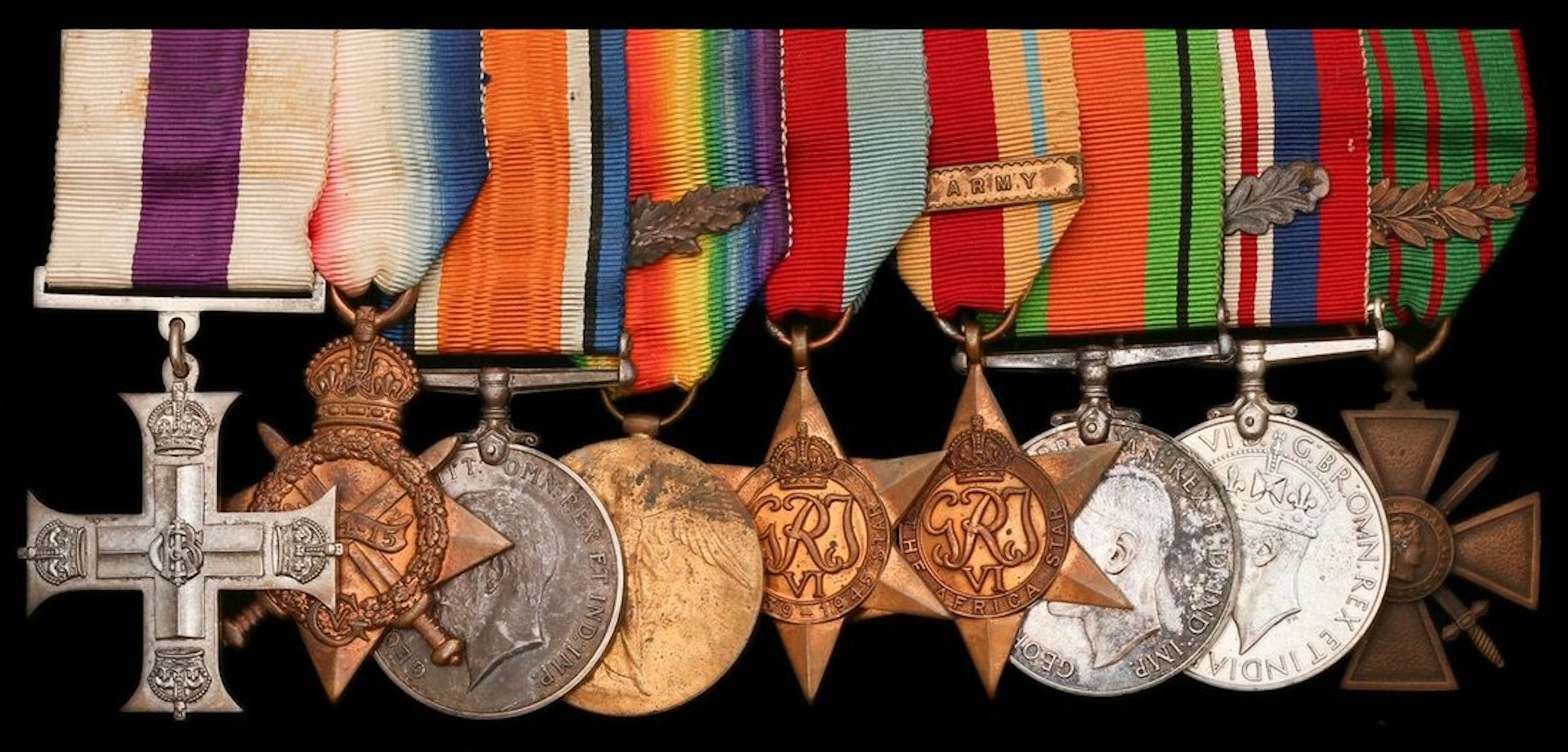 The Great War M.C. and Croix de Guerre group of nine awarded to Major