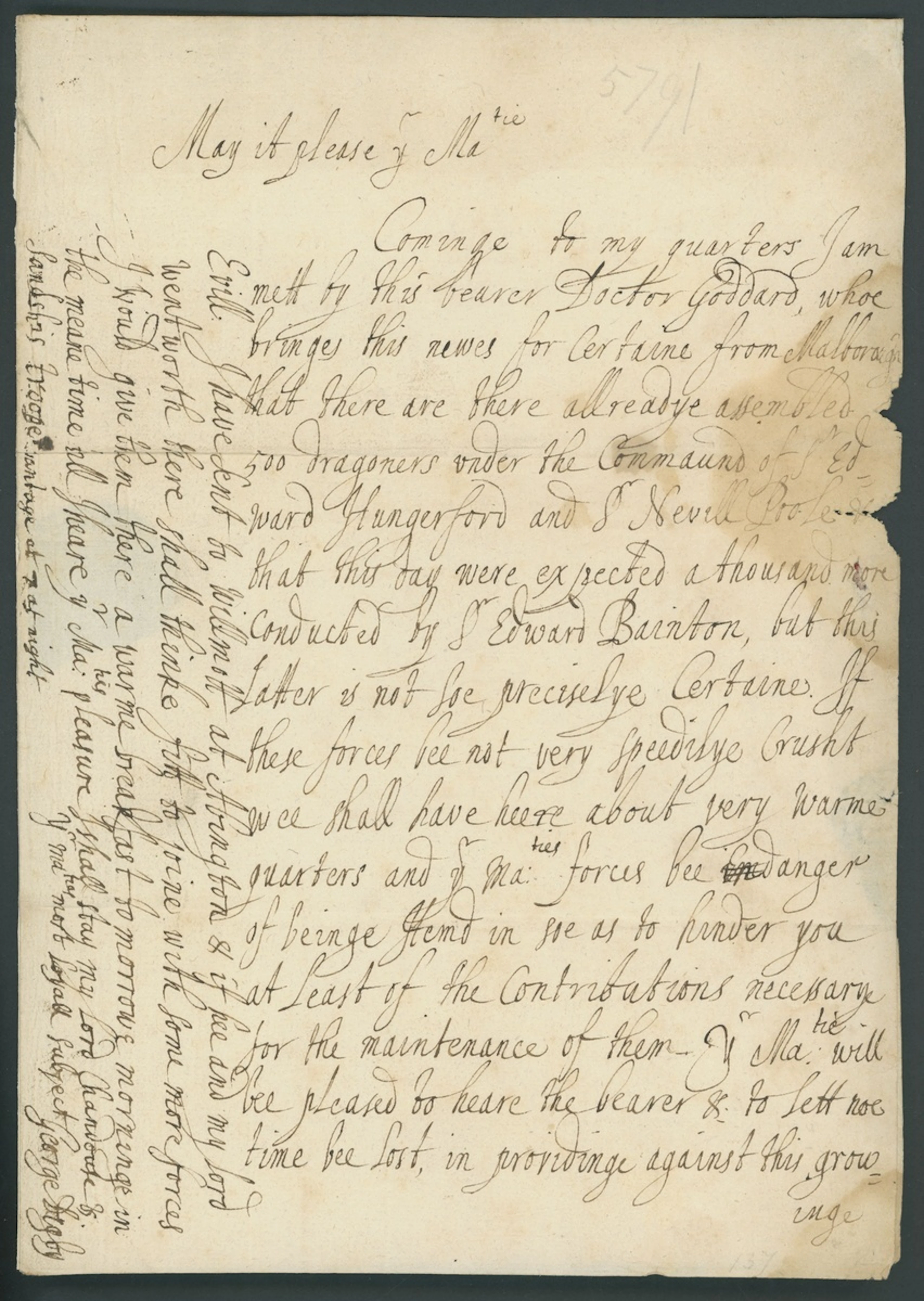 Letters from George Digby to Prince Rupert - Secret Cipher 1642-44