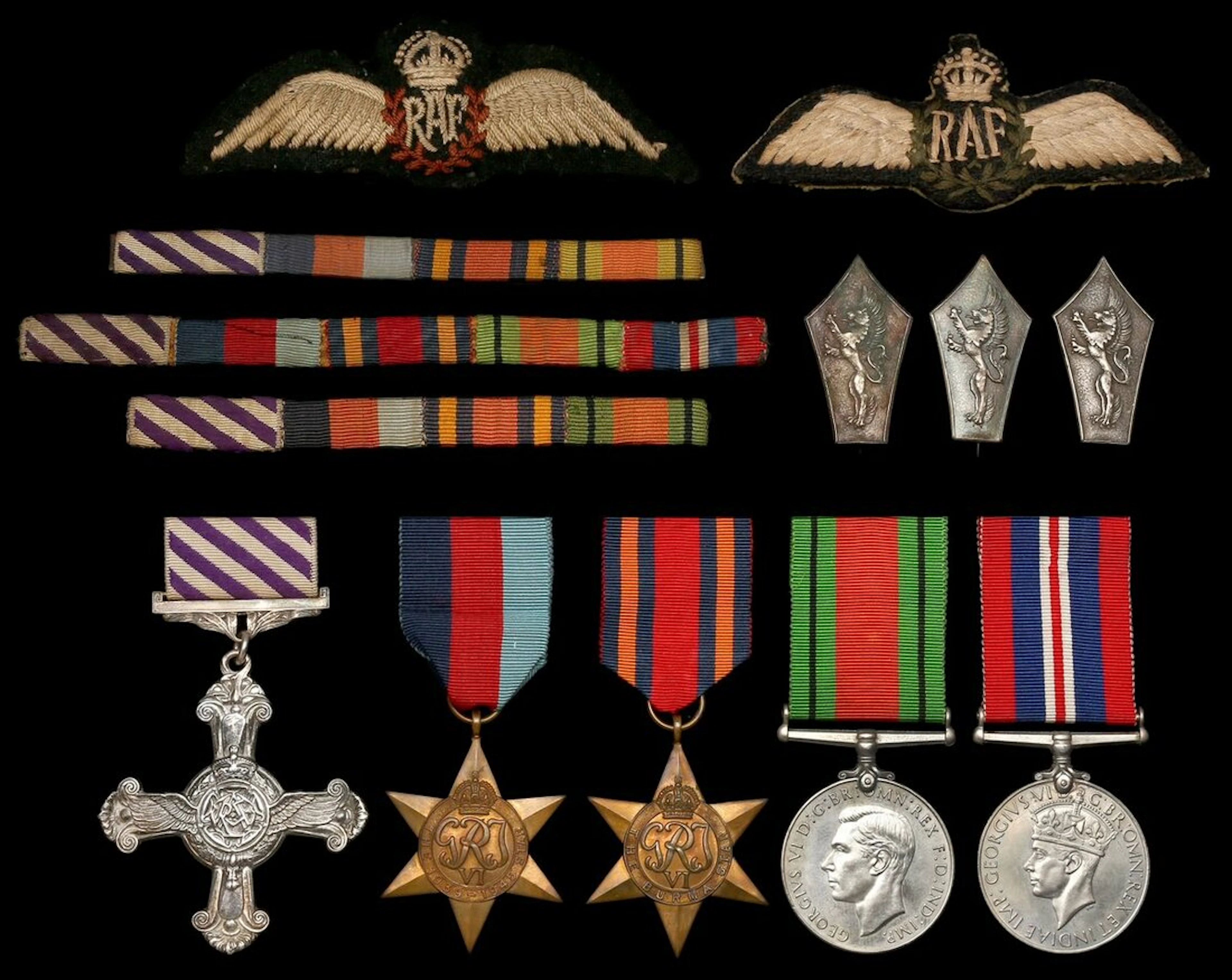 A fine Second World War fighter pilot's Burma operations D.F.C. group