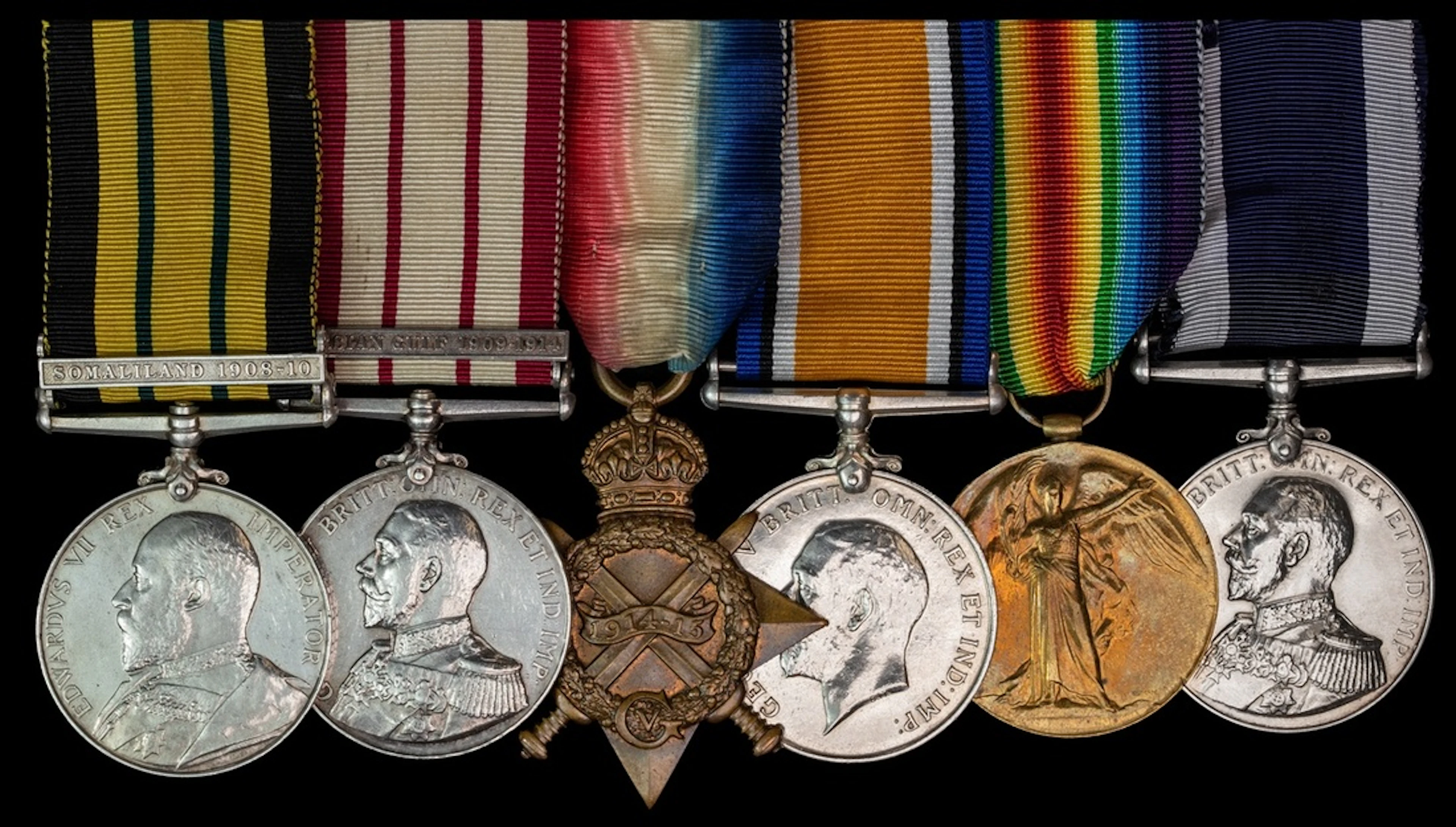 Six: Stoker Petty Officer H. Warrington, Royal Navy, a veteran sailor