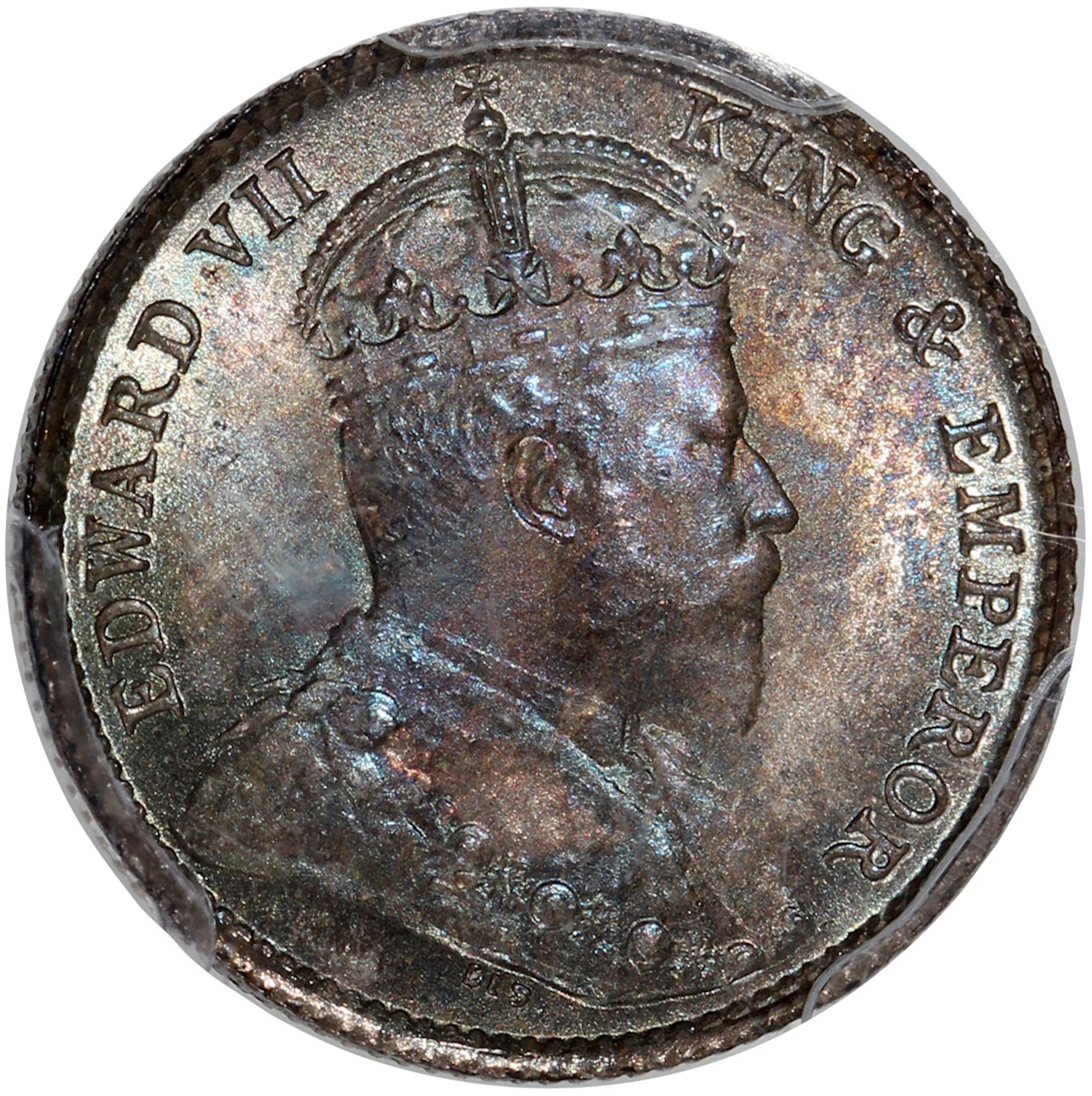 Hong Kong, [PCGS MS66] silver 5 cents, 1903