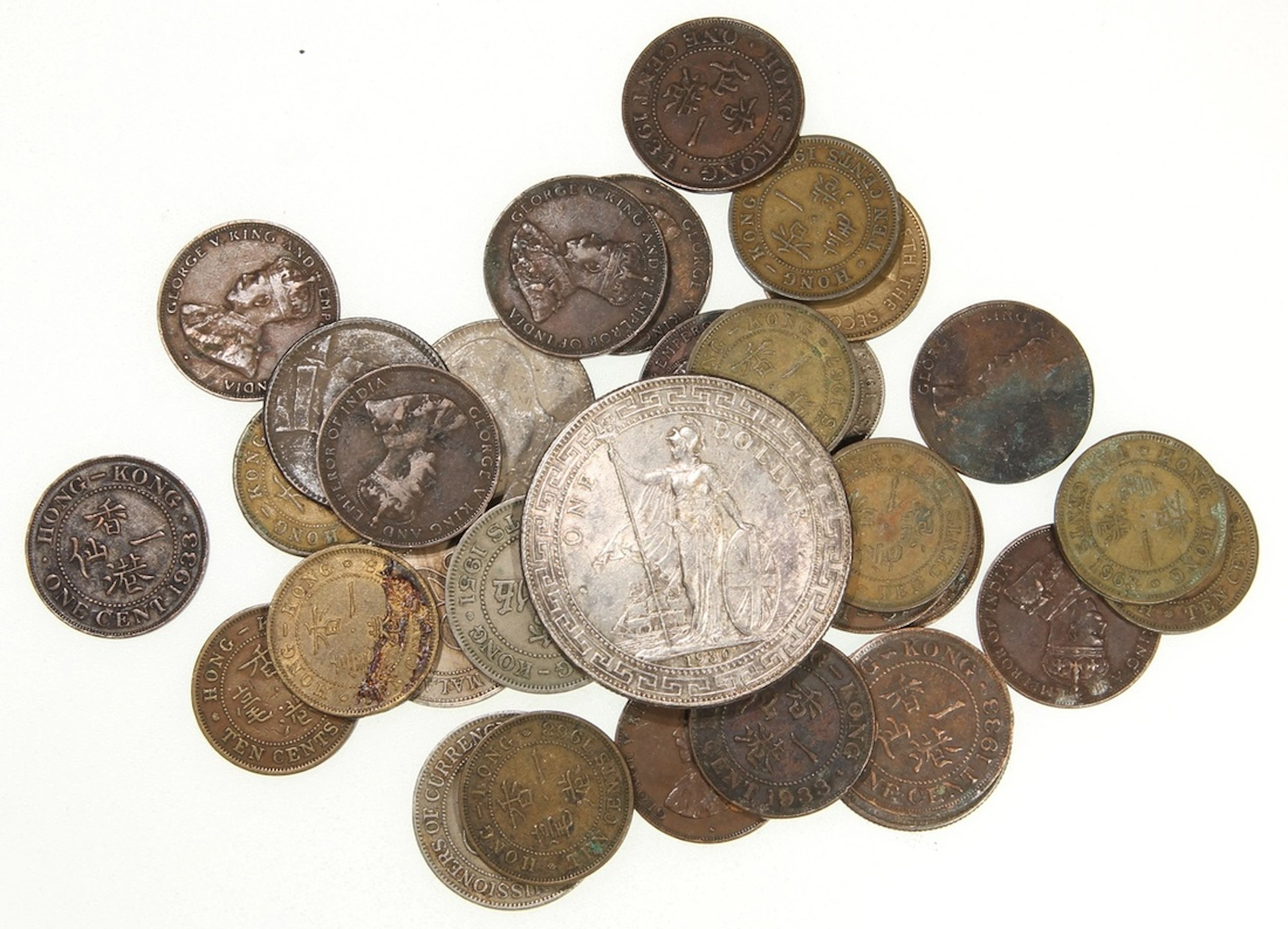 Asian Coins, a group of 35x including