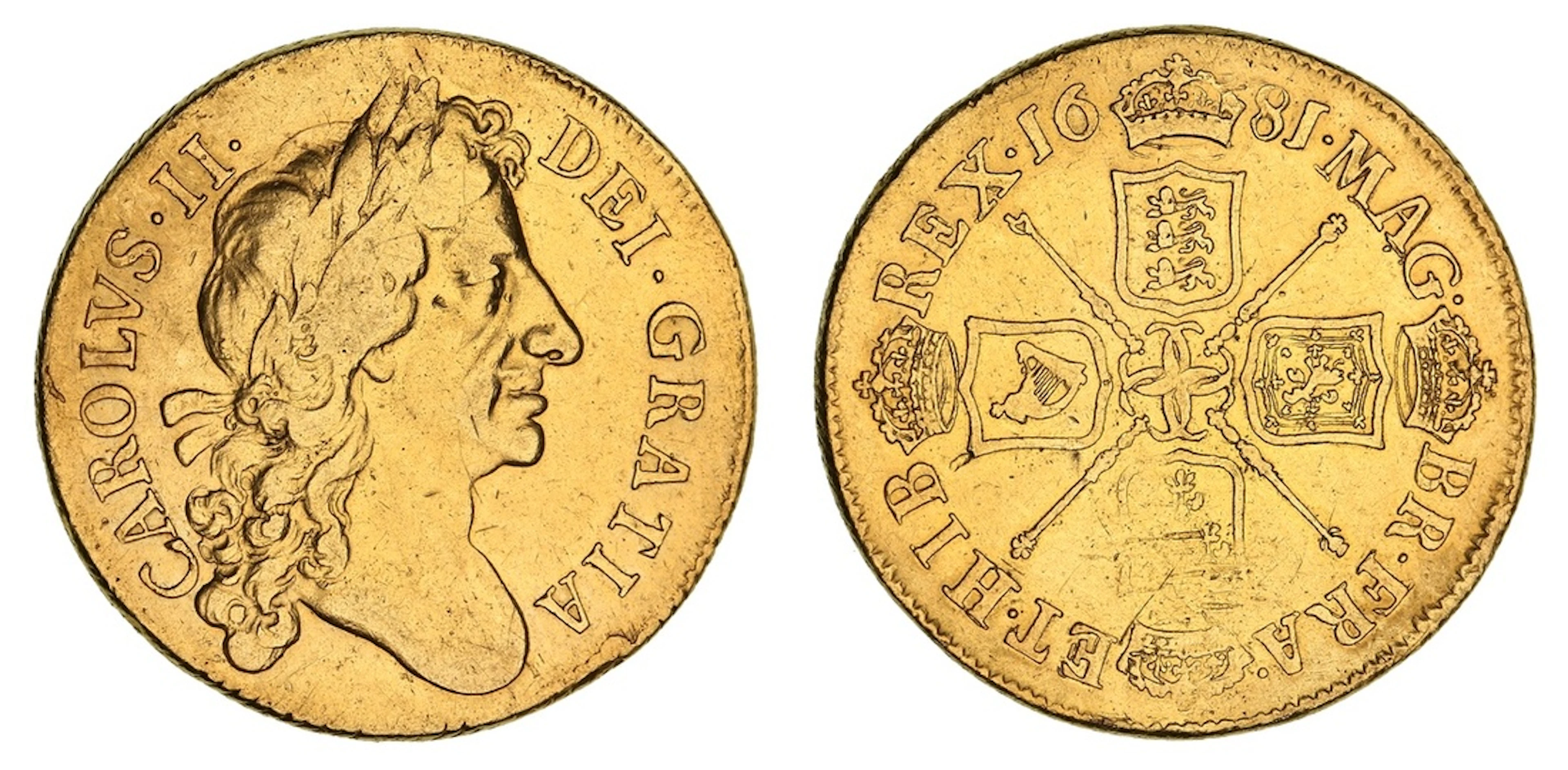 Charles II (1660-1685), Two-Guineas, 1681
