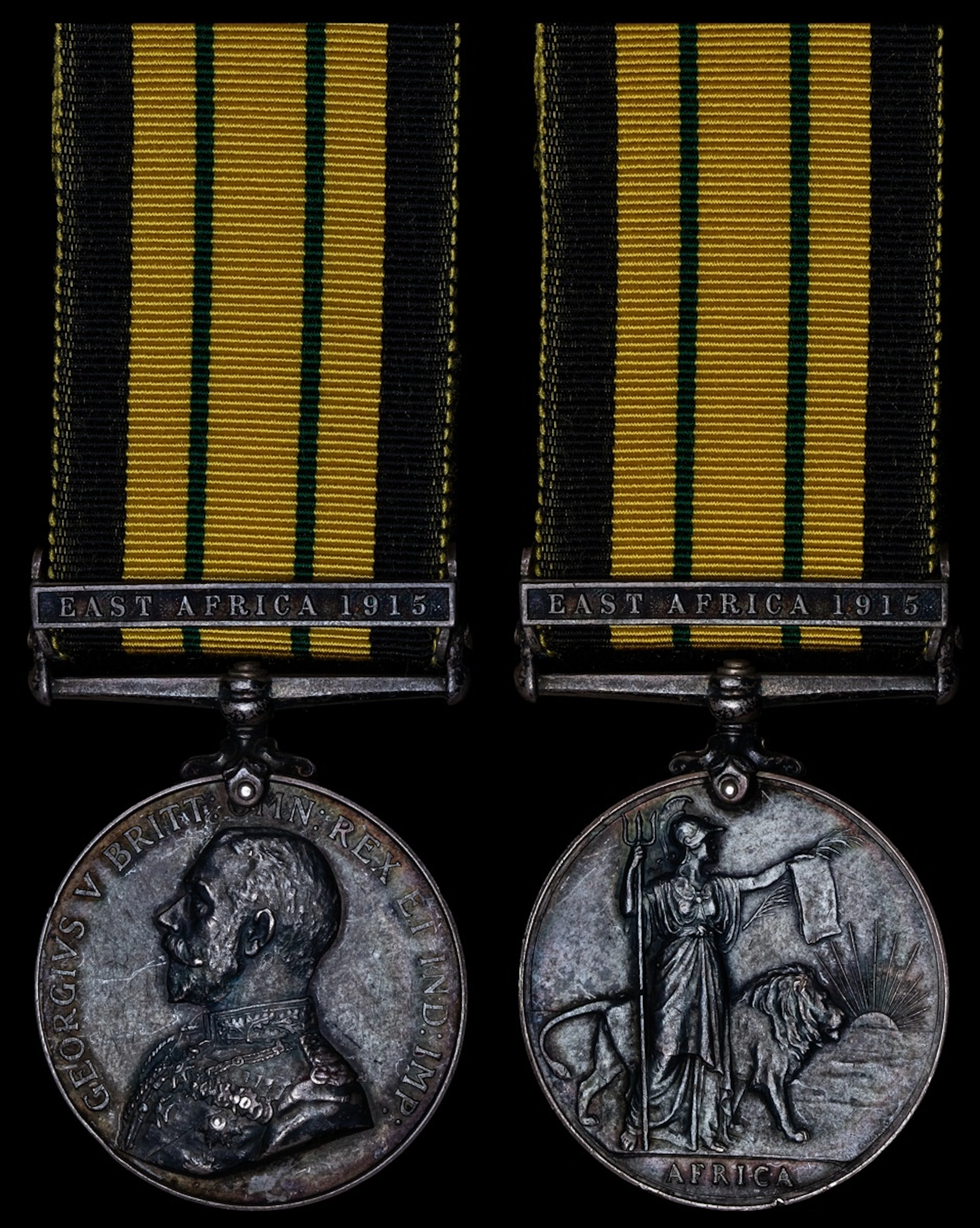 Africa General Service 1902-56, 1 clasp, East Africa 1915 (Mulazim