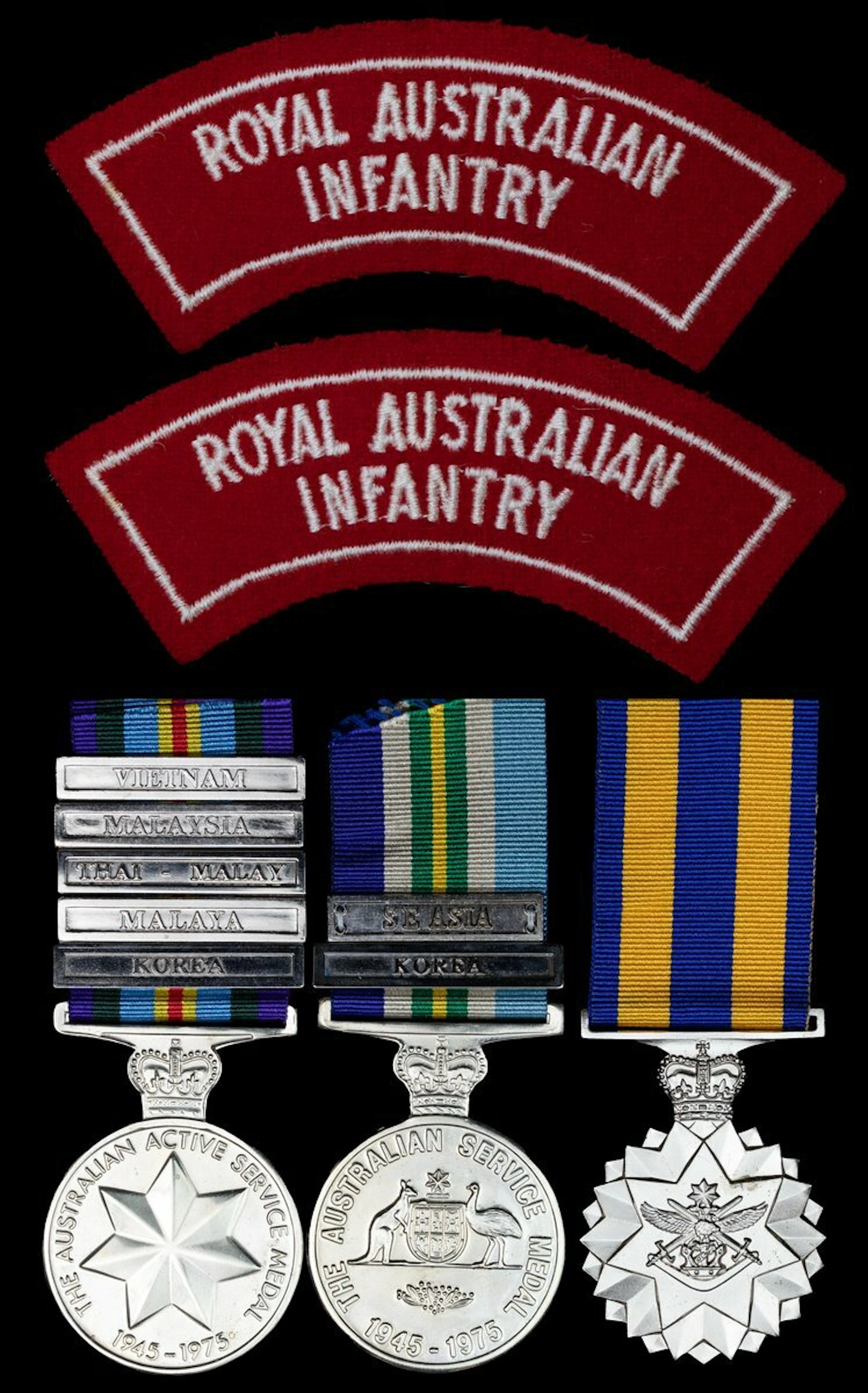 Three: Corporal P.E. White, Royal Australian Infantry Australia, Active