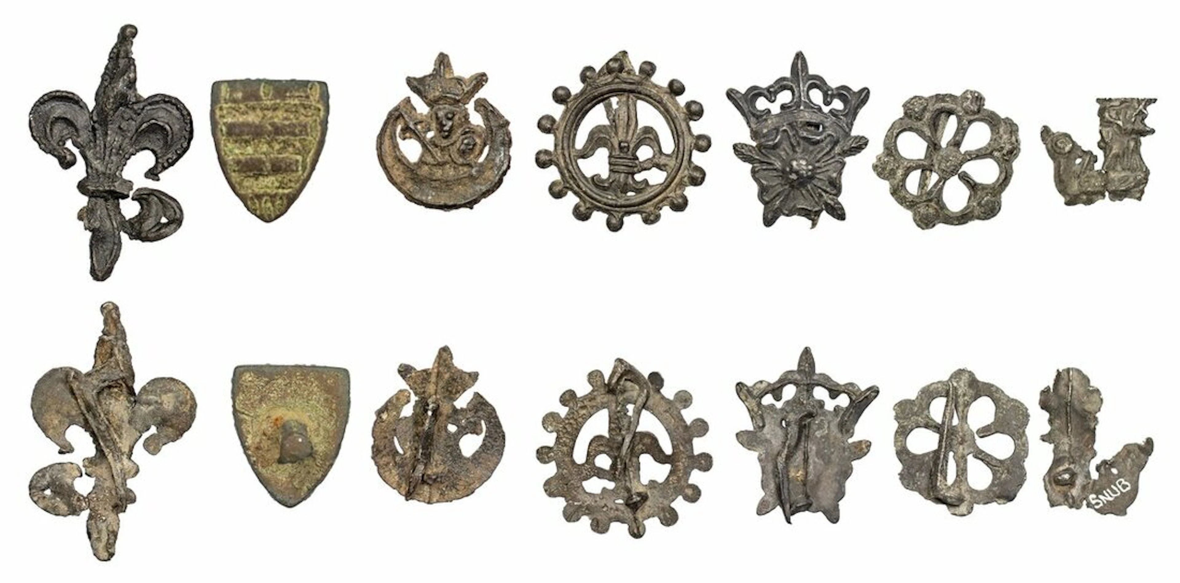 Medieval Badges (7) | including, Pilgrim Badges in pewter and other