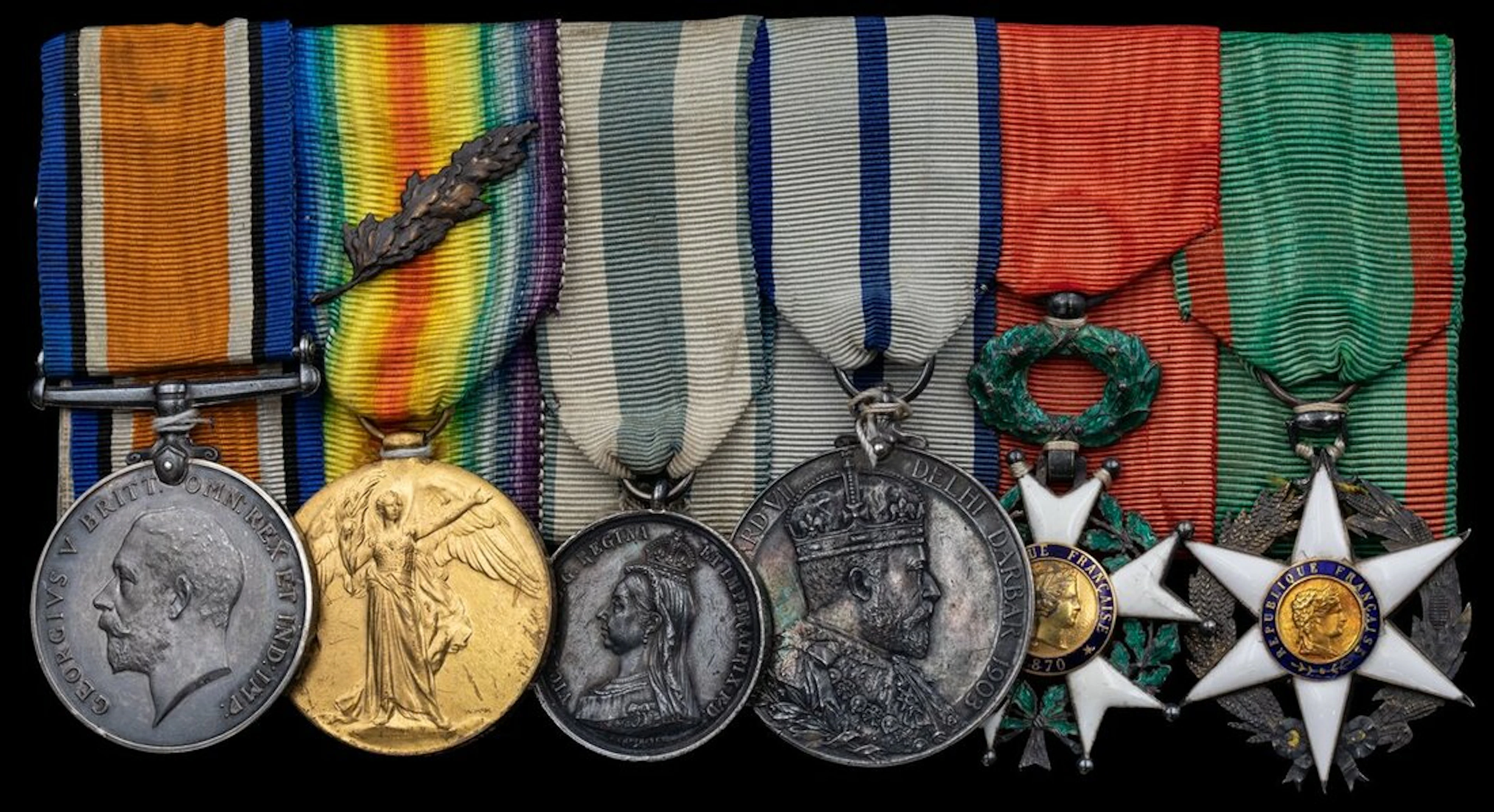 The scarce campaign group of six awarded to Major J. A. S. Balmain