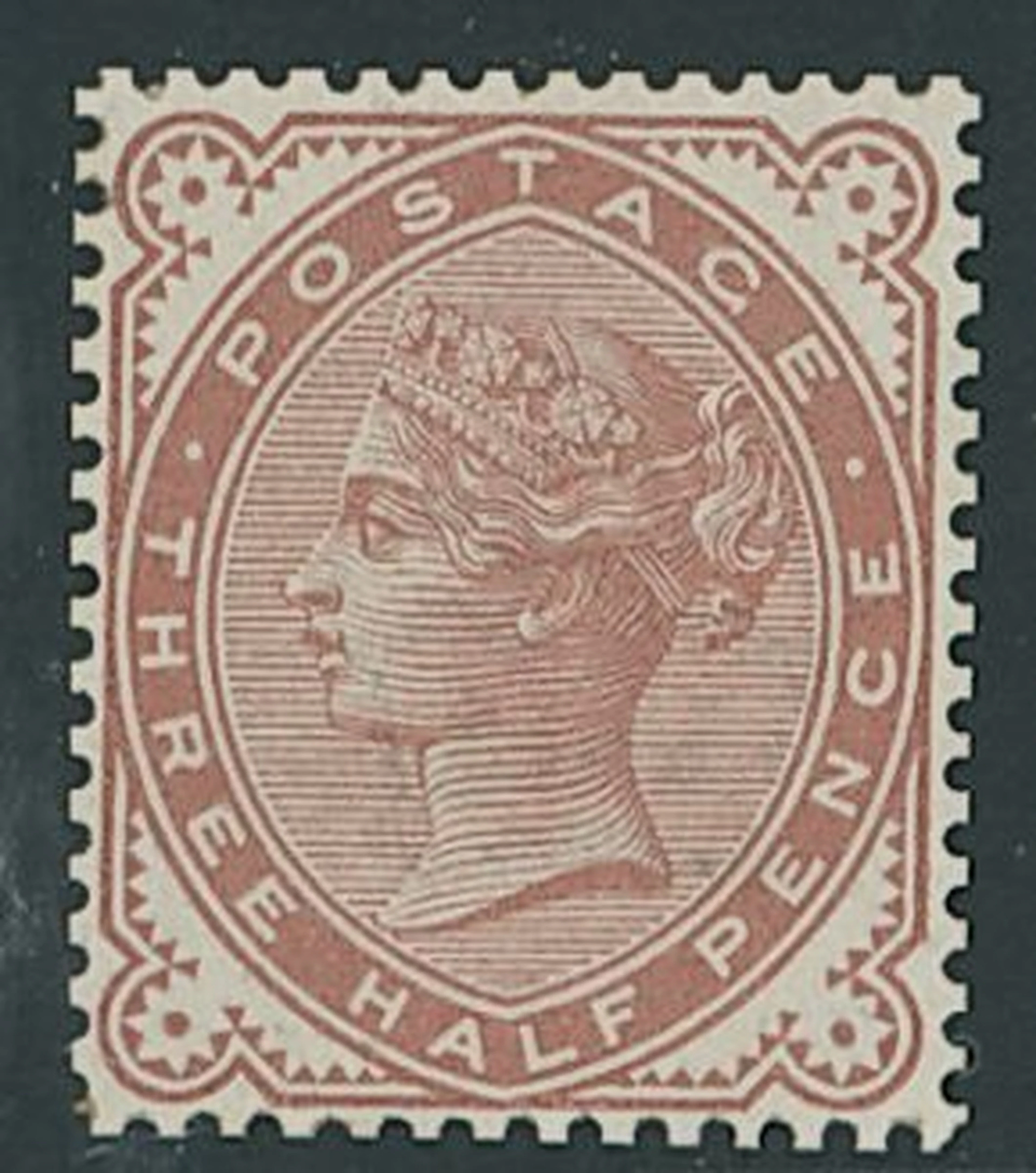 Great Britain 1880-81 1½d. Venetian red perforated imprimatur removed