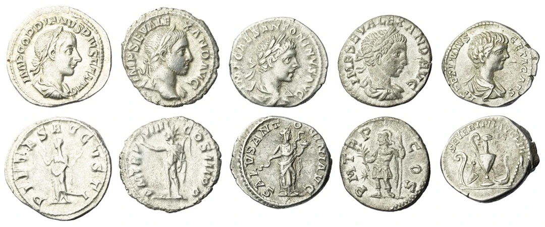 Roman Empire, a Selection of AR Denarii (5): i) Gordian III, (AD 238-244)