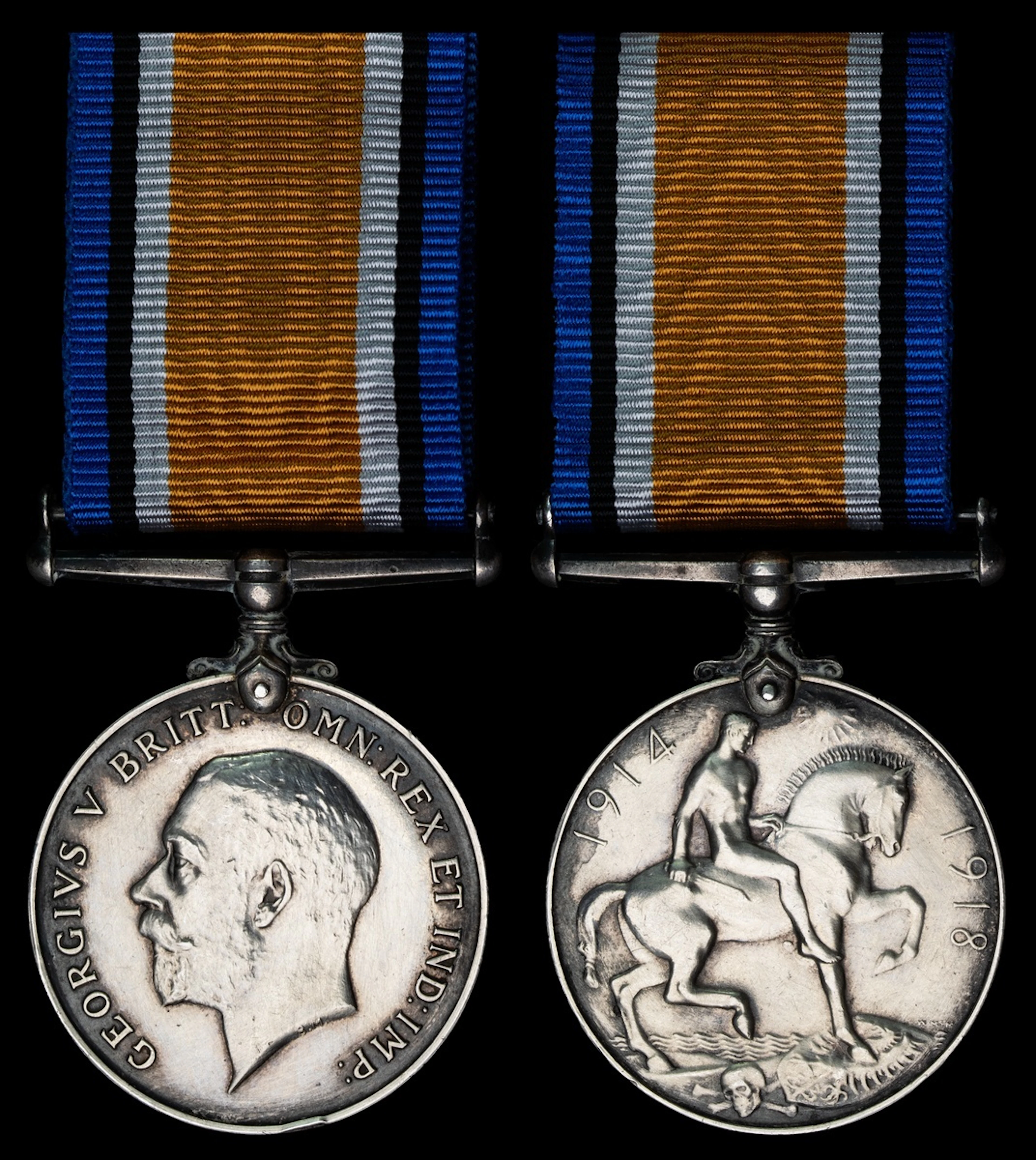 The British War Medal 1914-20 awarded to Private T. O'Mahony, Leinster