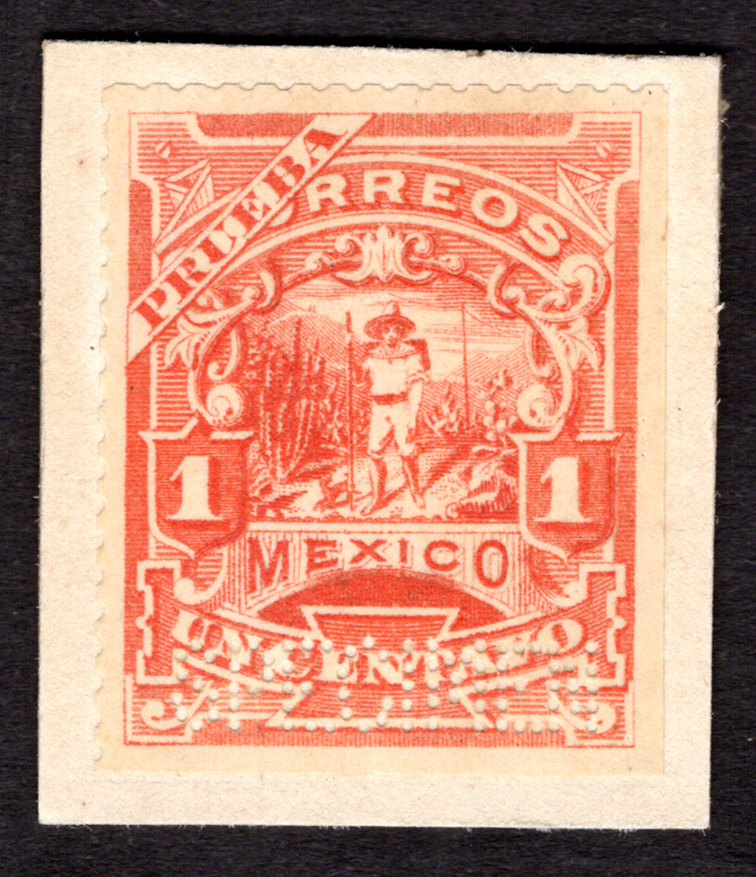 1884-1913 Post-Classic Period 1895, "Mulitas", 1c. three specimen