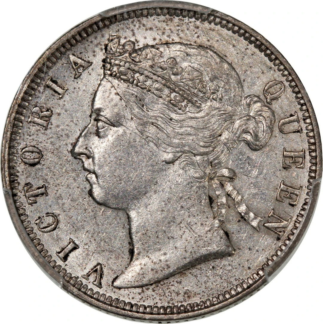 Hong Kong, Victoria, [PCGS AU Detail] 20 cents, 1893