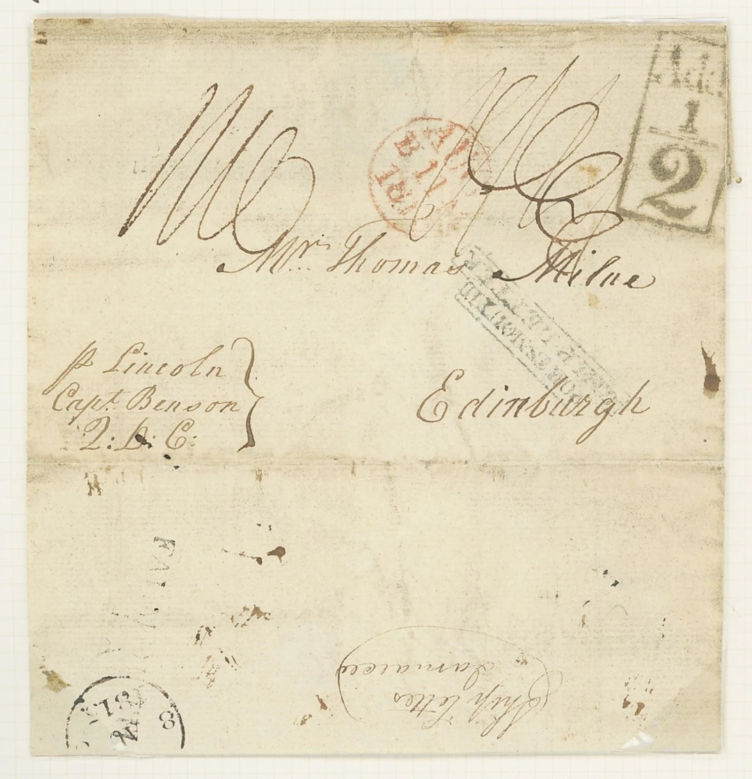 Jamaica Early Letters and Handstamps 1815 (June/July) entire letter