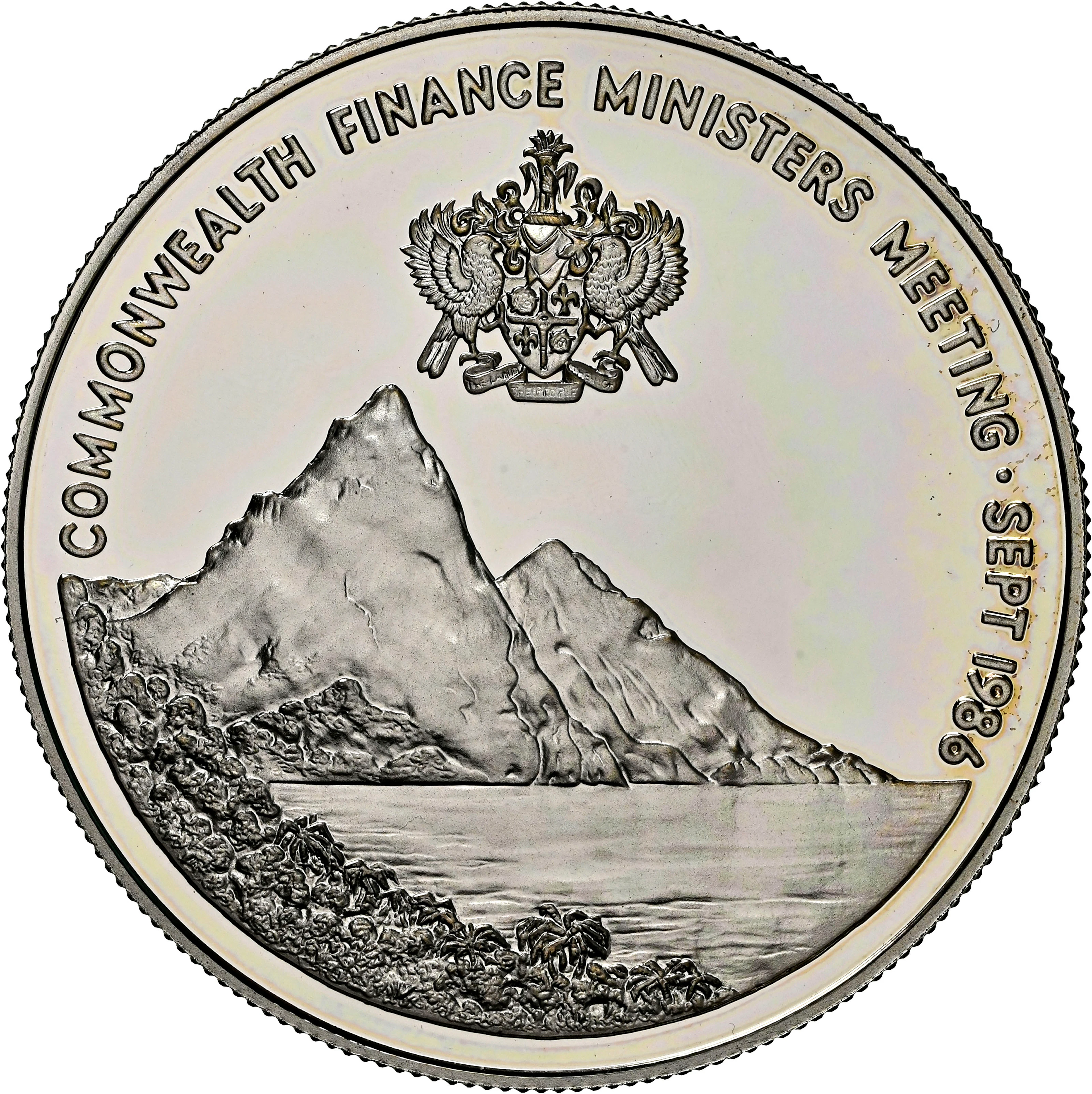 St Christopher and Nevis, Elizabeth II (1952-2022), Proof Silver Twenty-Dollars