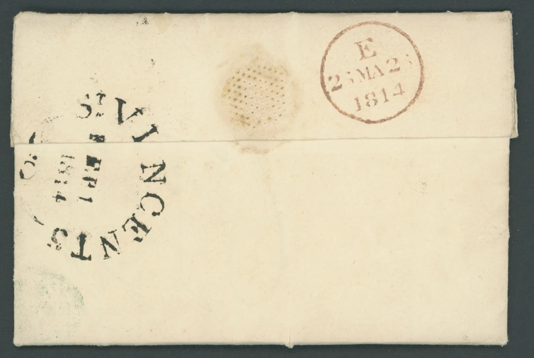 St. Vincent Early Letters and Handstamps Fleuron Datestamp, Jaffe