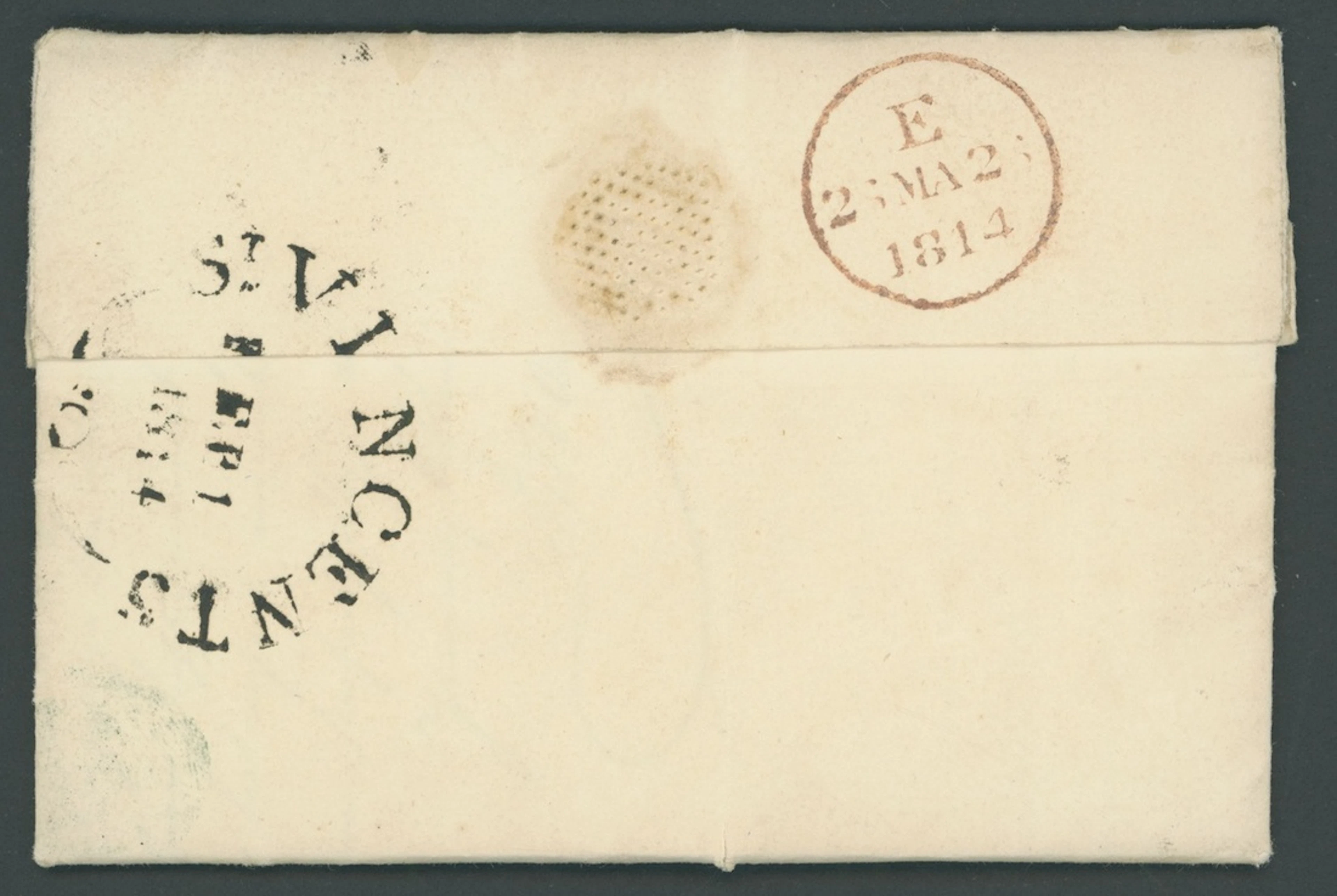 St. Vincent Early Letters and Handstamps Fleuron Datestamp, Jaffe
