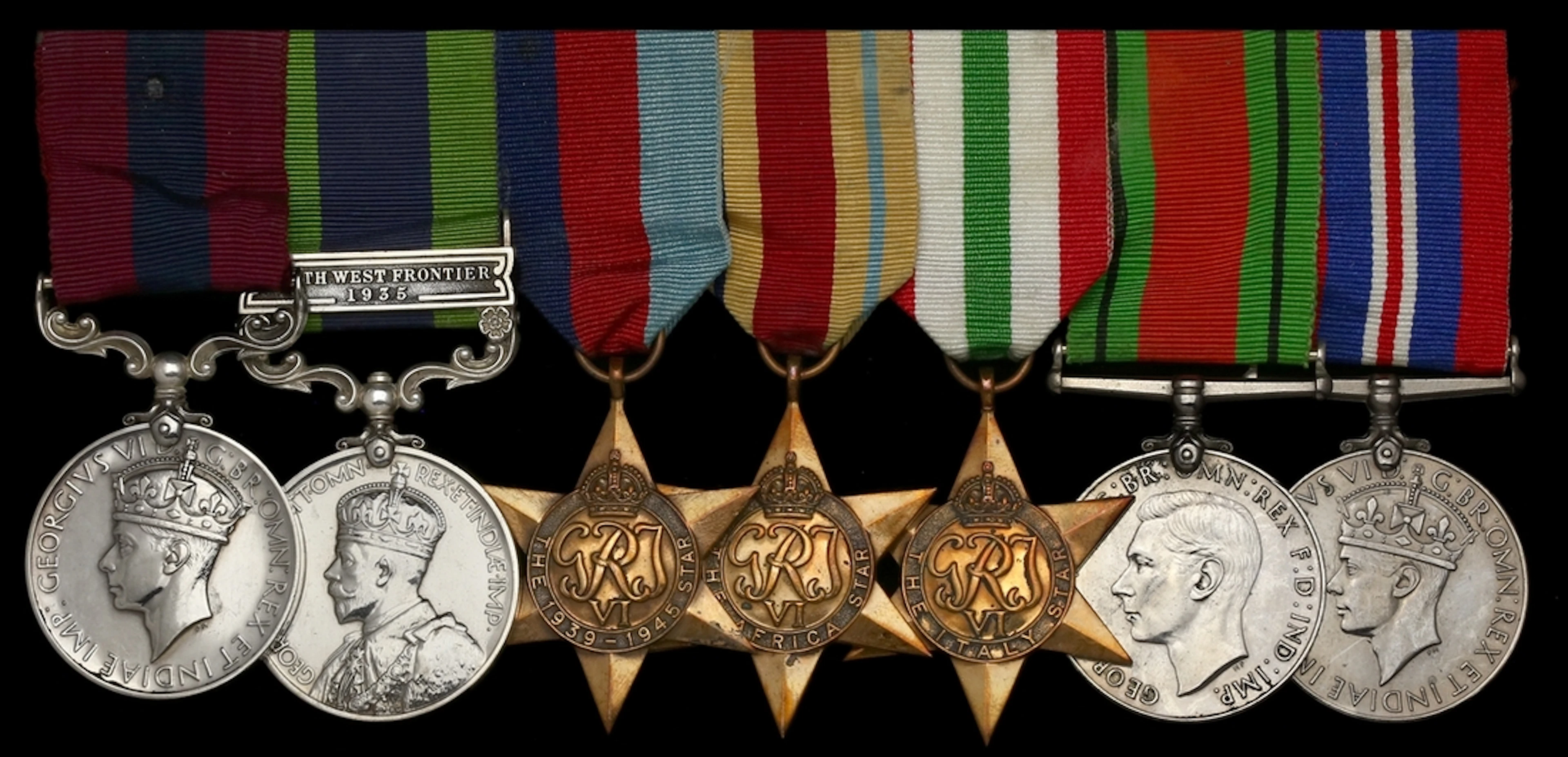 6 D.C.M.'s to the Duke of Wellington's Regiment - this unique for