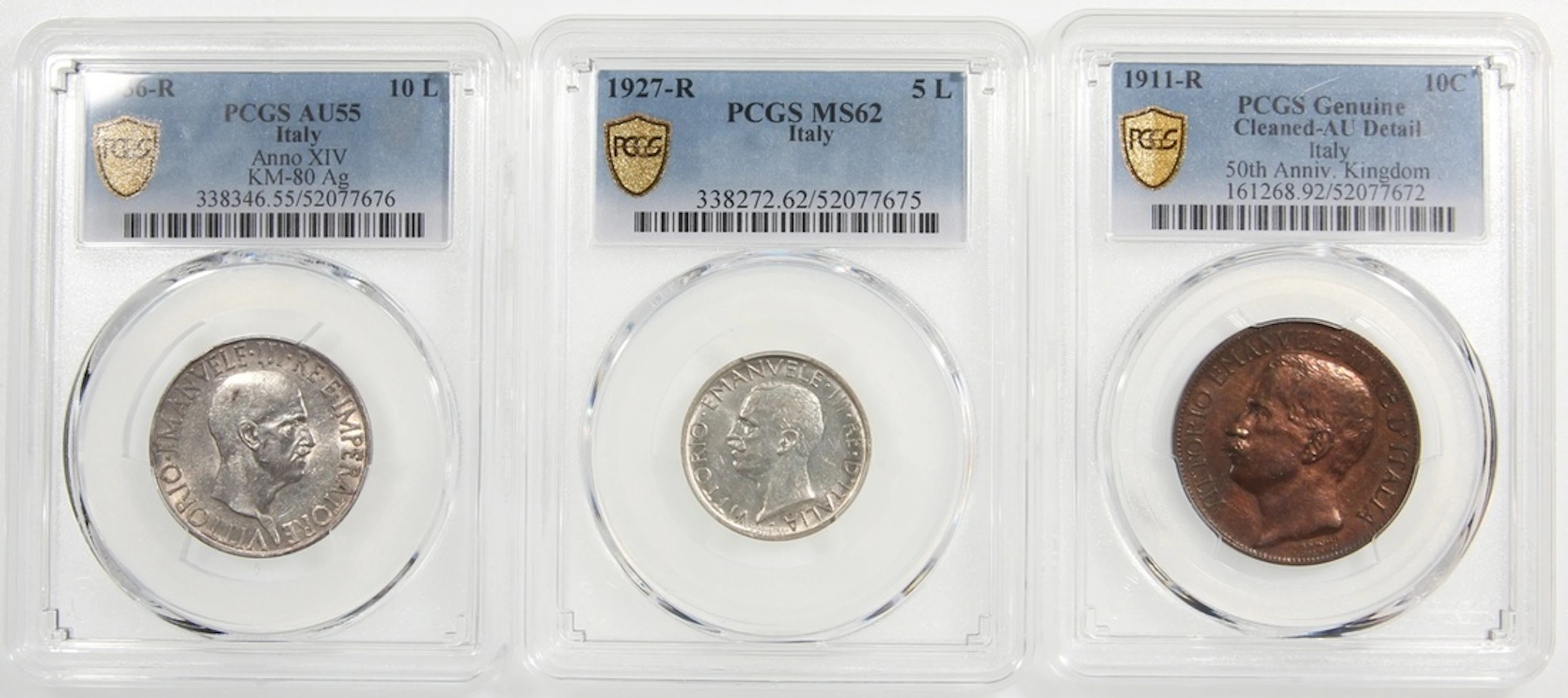 Italy, a group of 3x, including