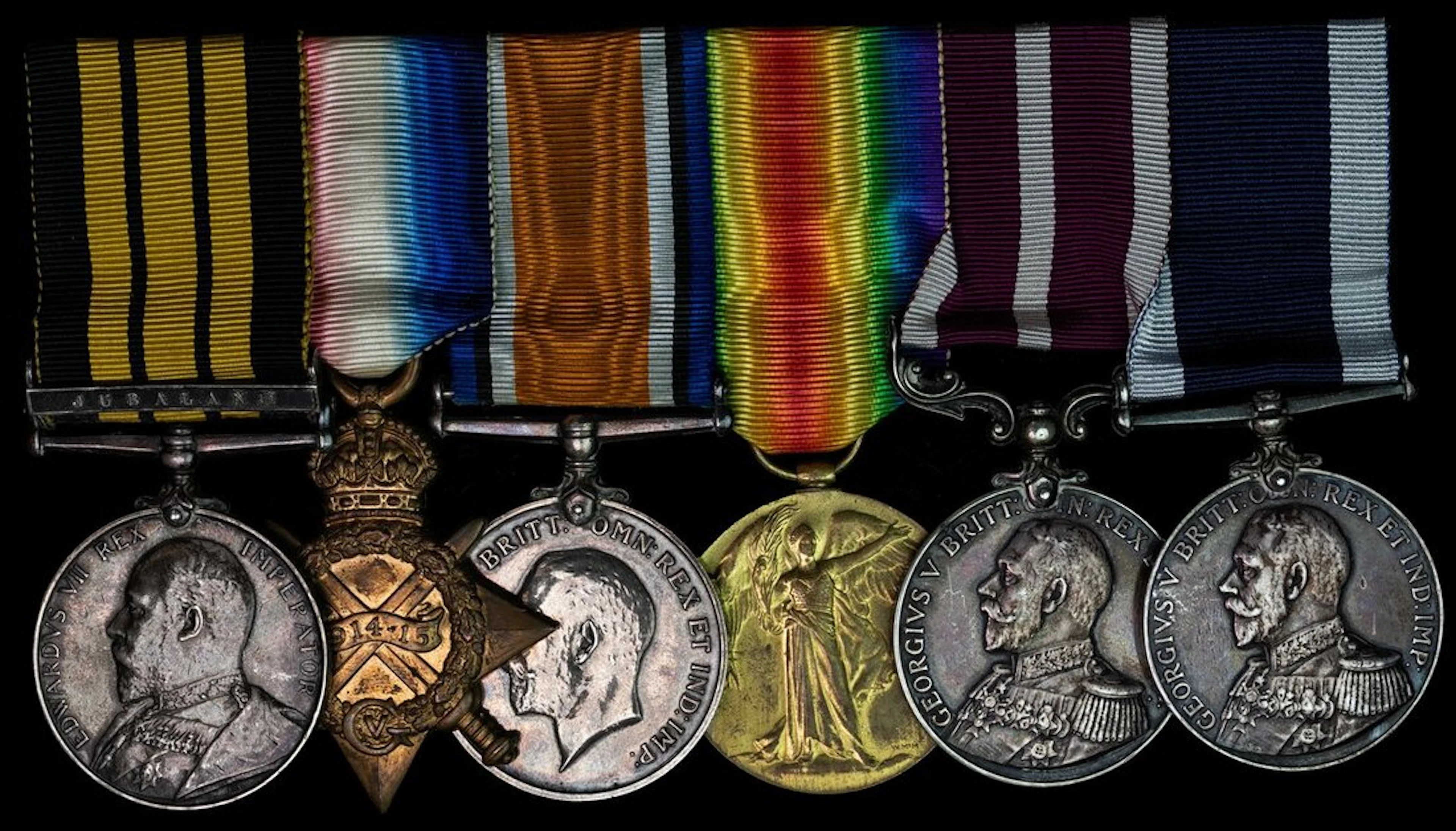 A scarce Royal Navy Meritorious Service Medal group of five awarded