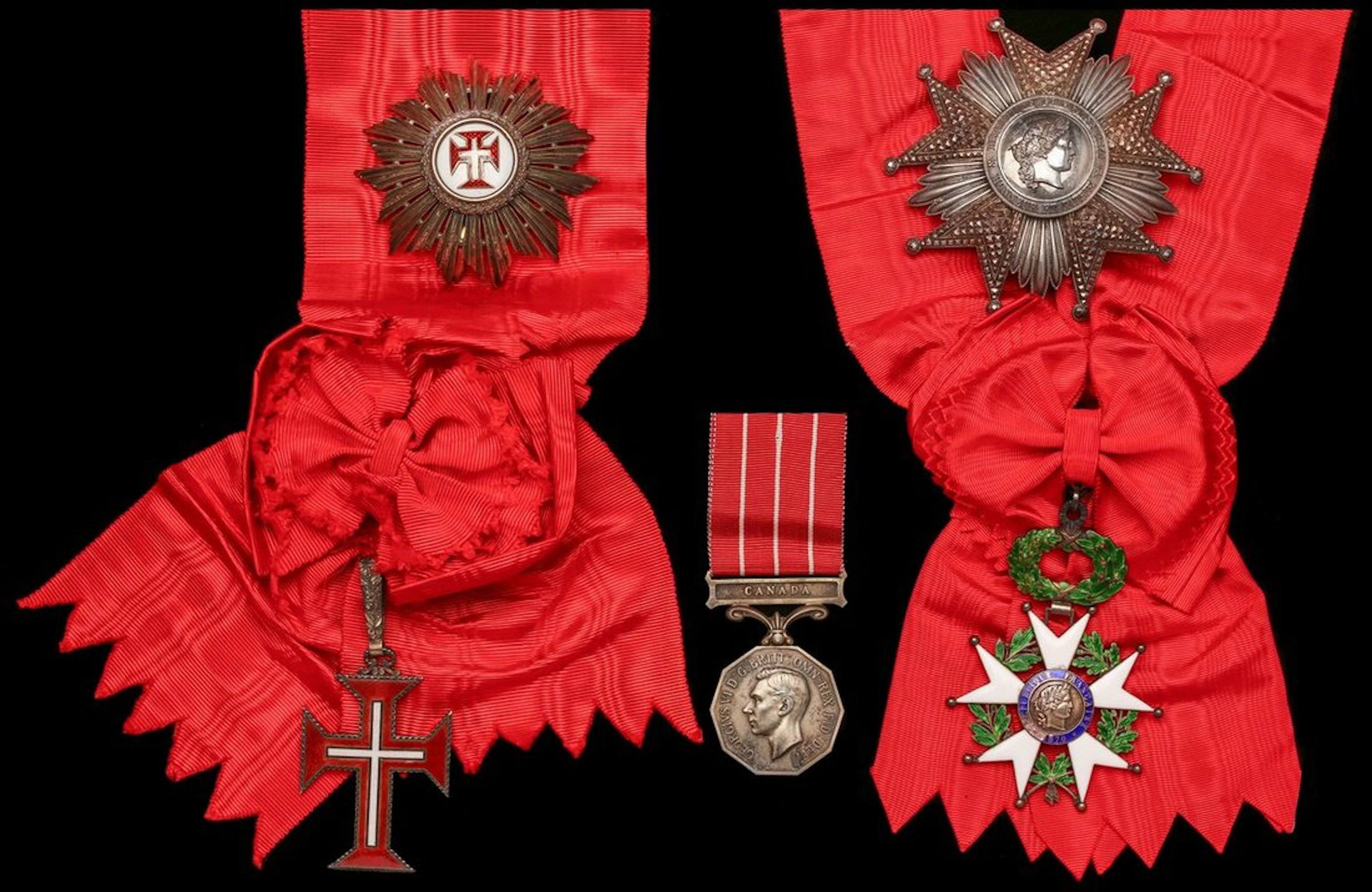 The important group of five awarded to Princess Alice, Countess of