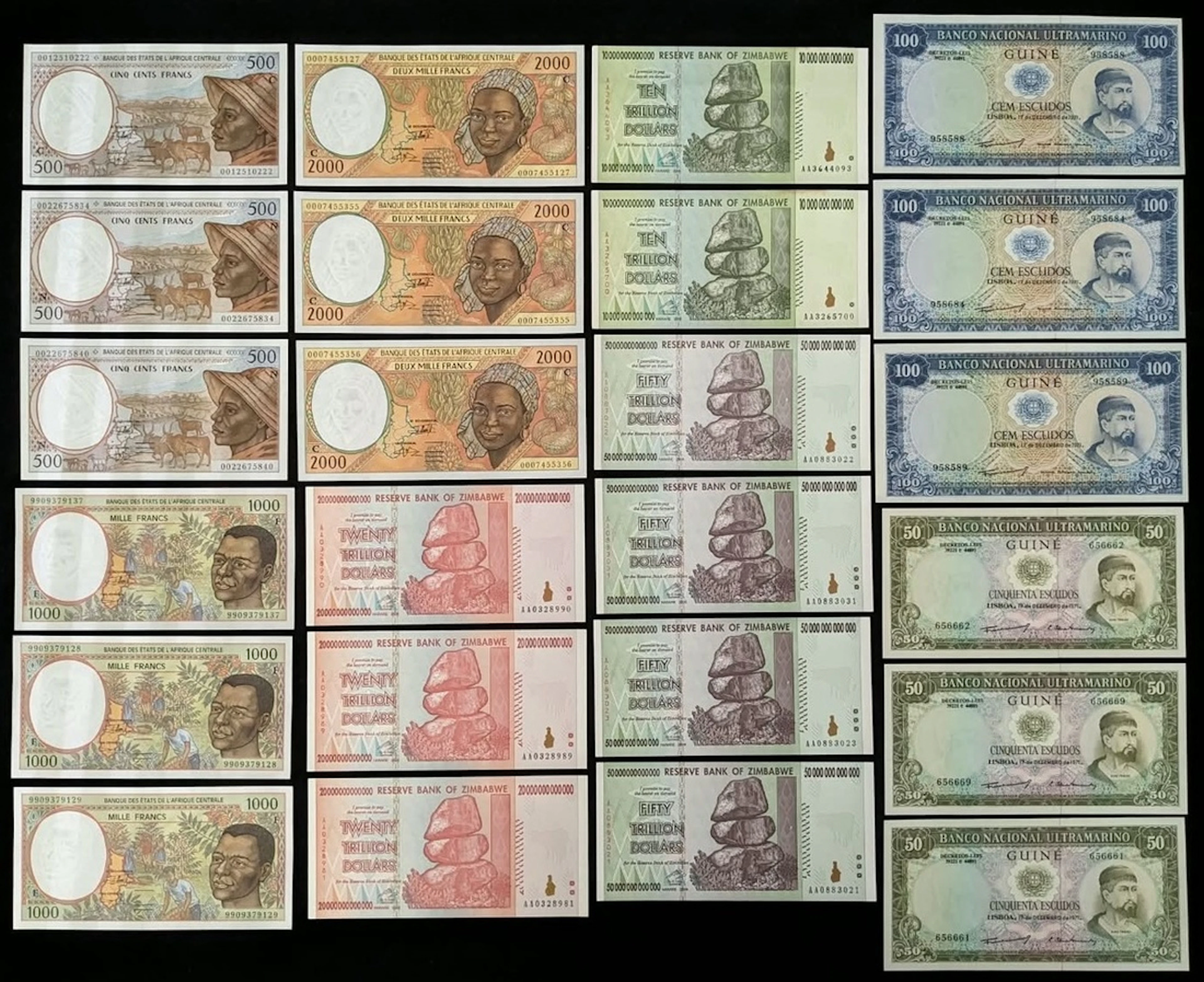 African Banknotes, a group of 23x, including