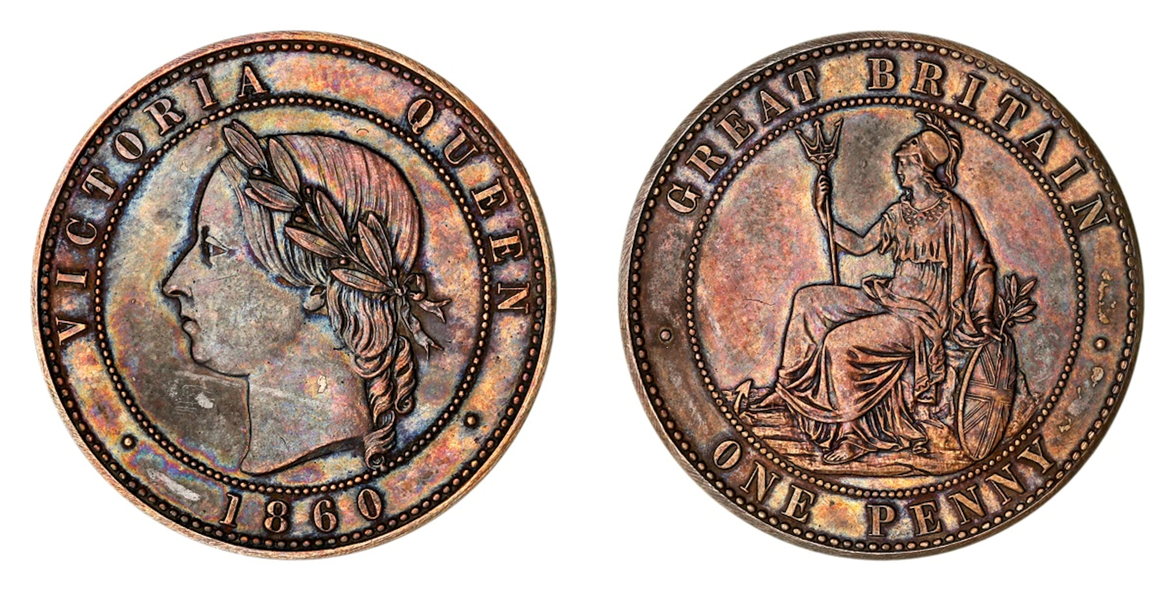 NGC PF | Victoria (1837-1901), Restrike Bronzed Pattern Penny, 1860