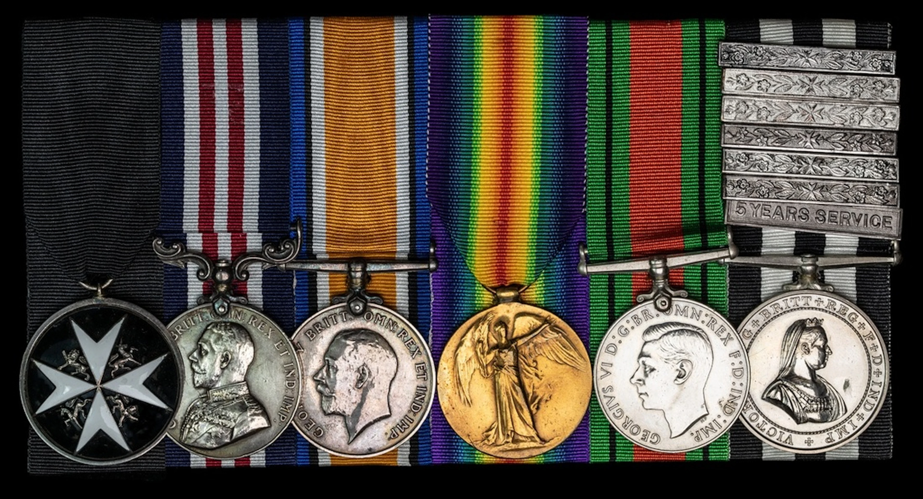 An Order of St. John and Great War M.M. group of six awarded to Lance