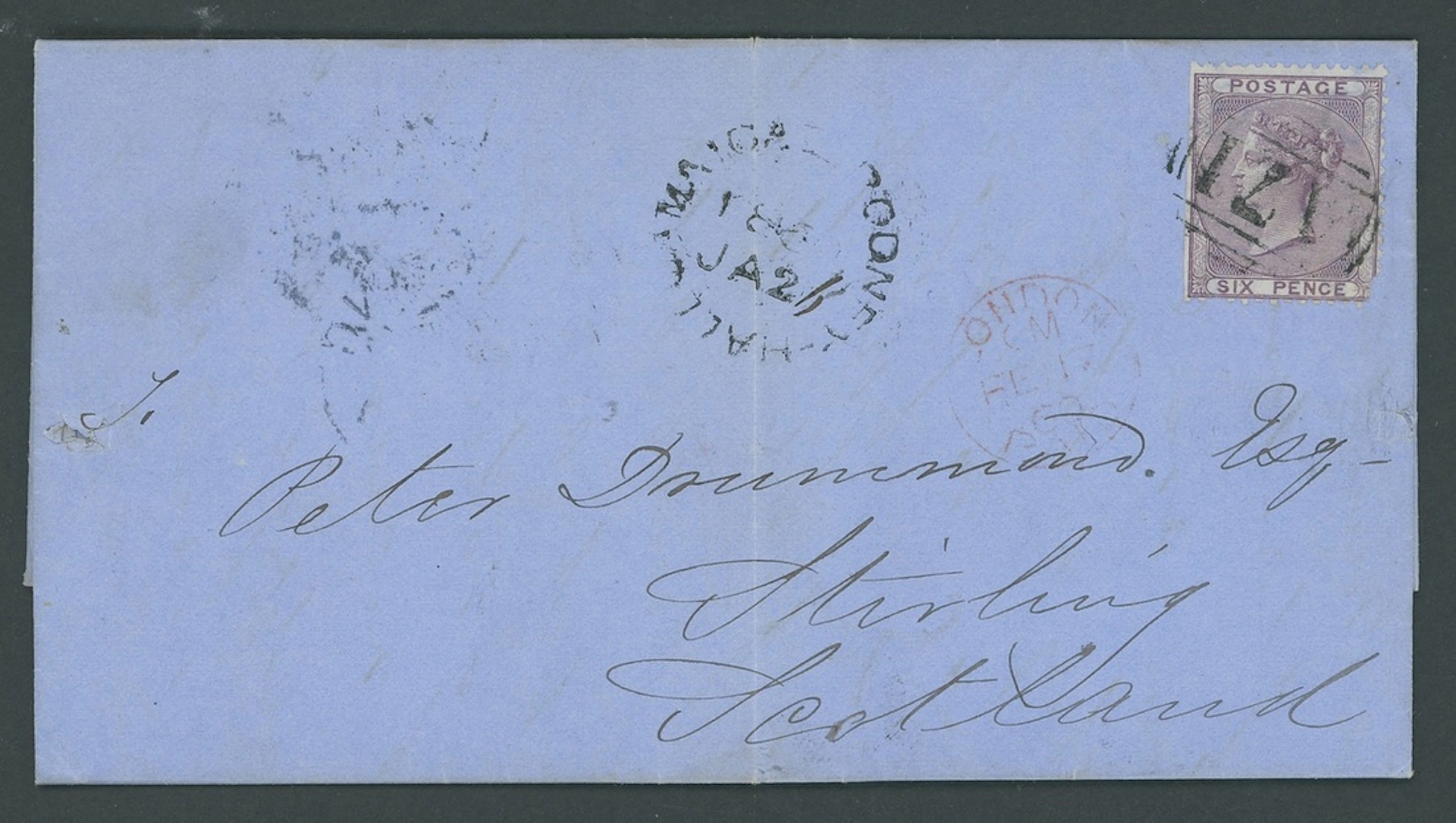 Jamaica Great Britain used in Jamaica Imperial Issues used at Post