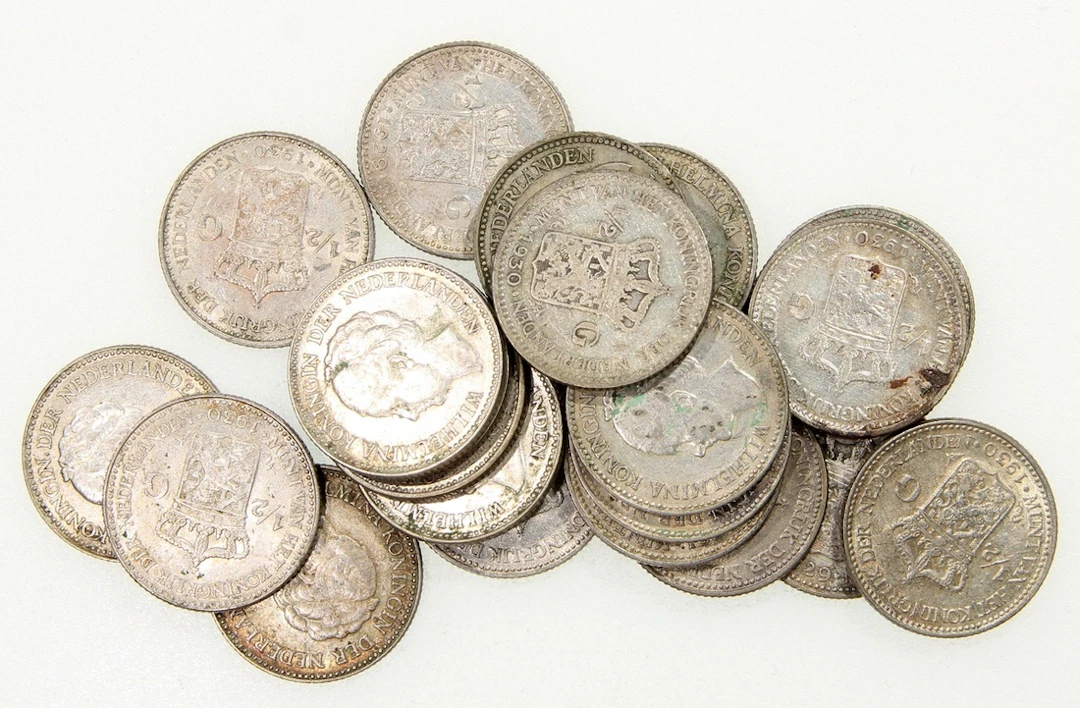Netherlands, Wilhelmina, 1/2 gulden (22) 1929 (8), 1930 (14)