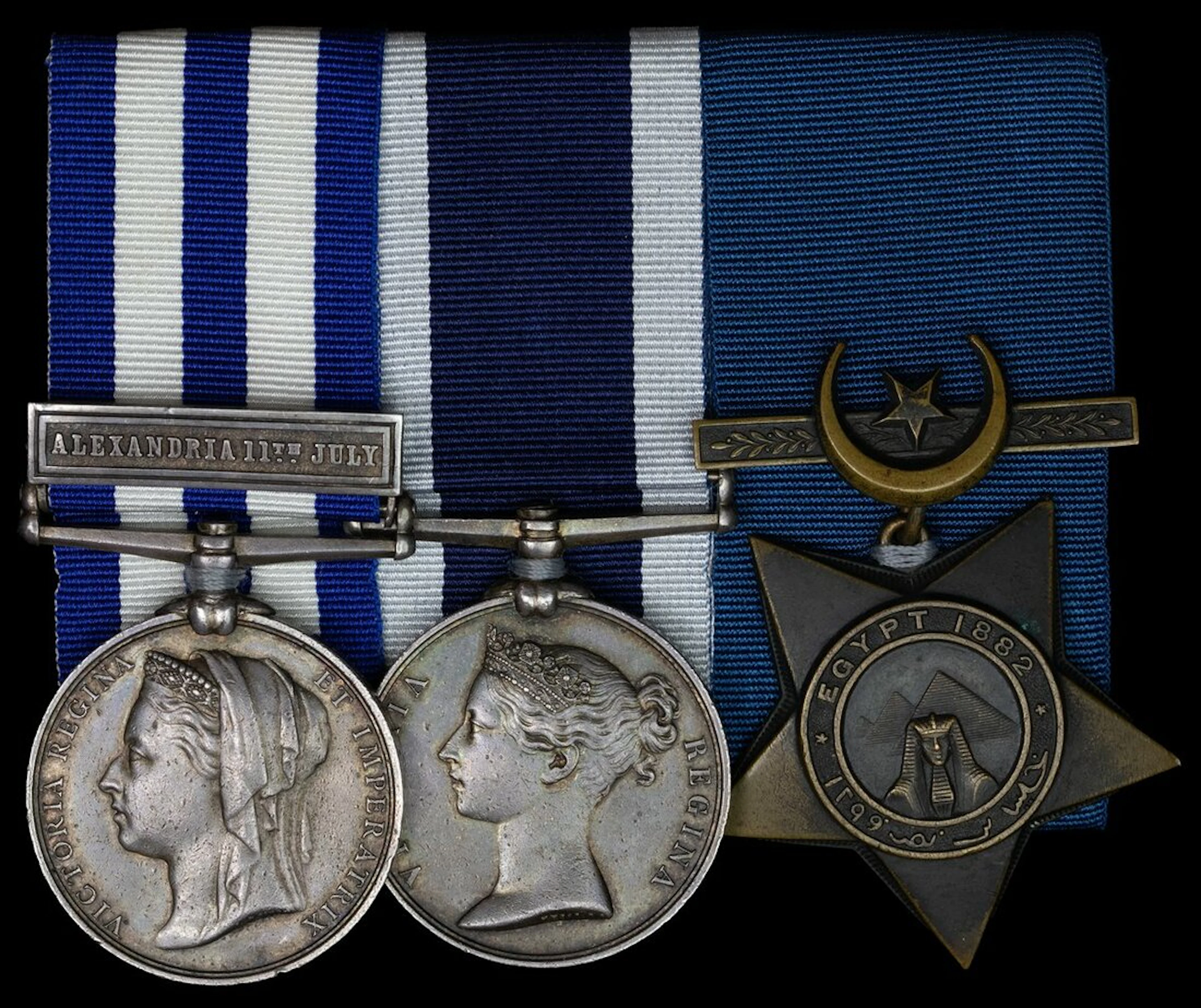 Three: Corporal W. Fleetwood, Royal Marine Artillery Egypt and Sudan