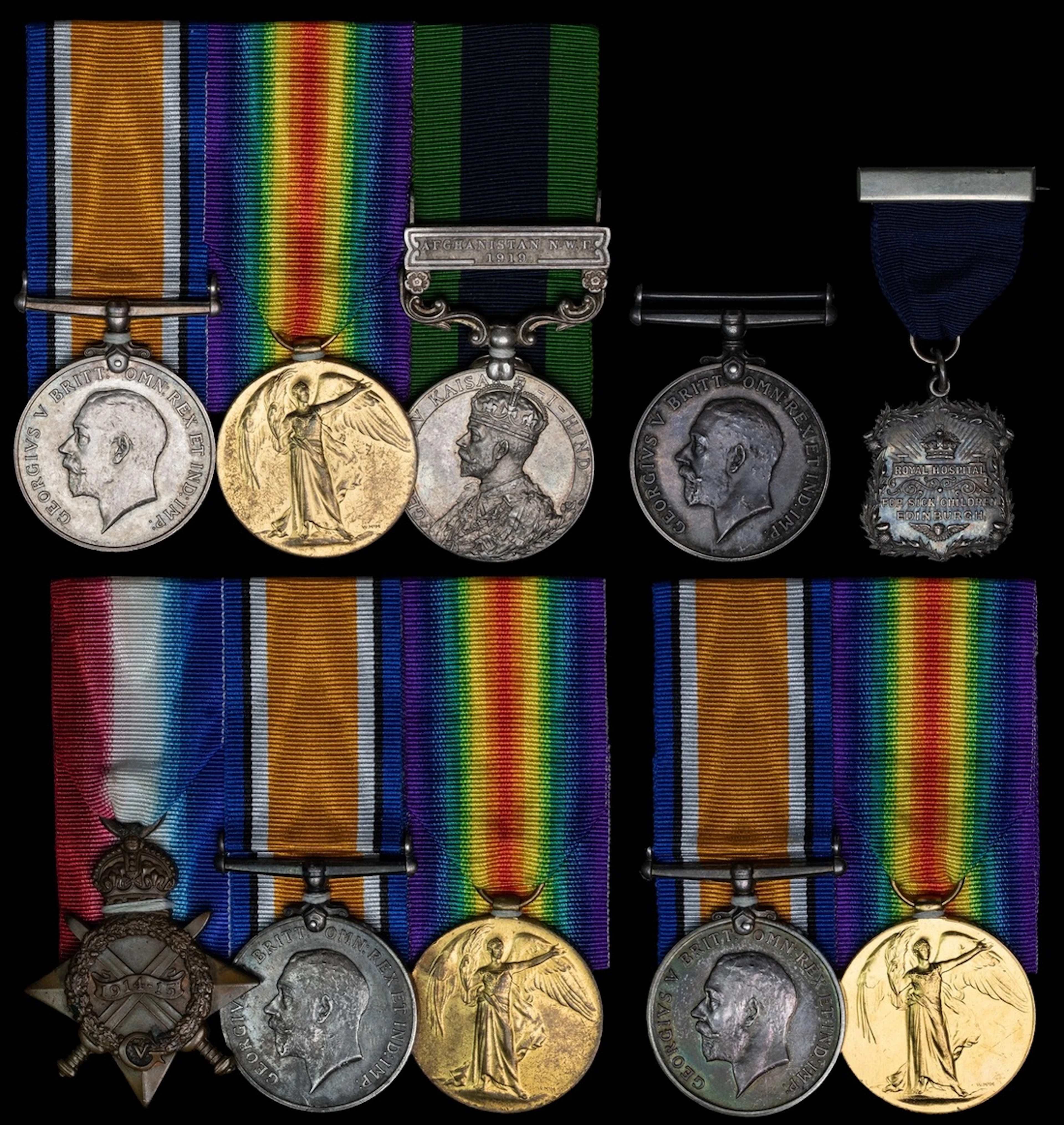 British War Medal 1914-20 (308108 Pte. E. W. Williamson. Tank Corps.)