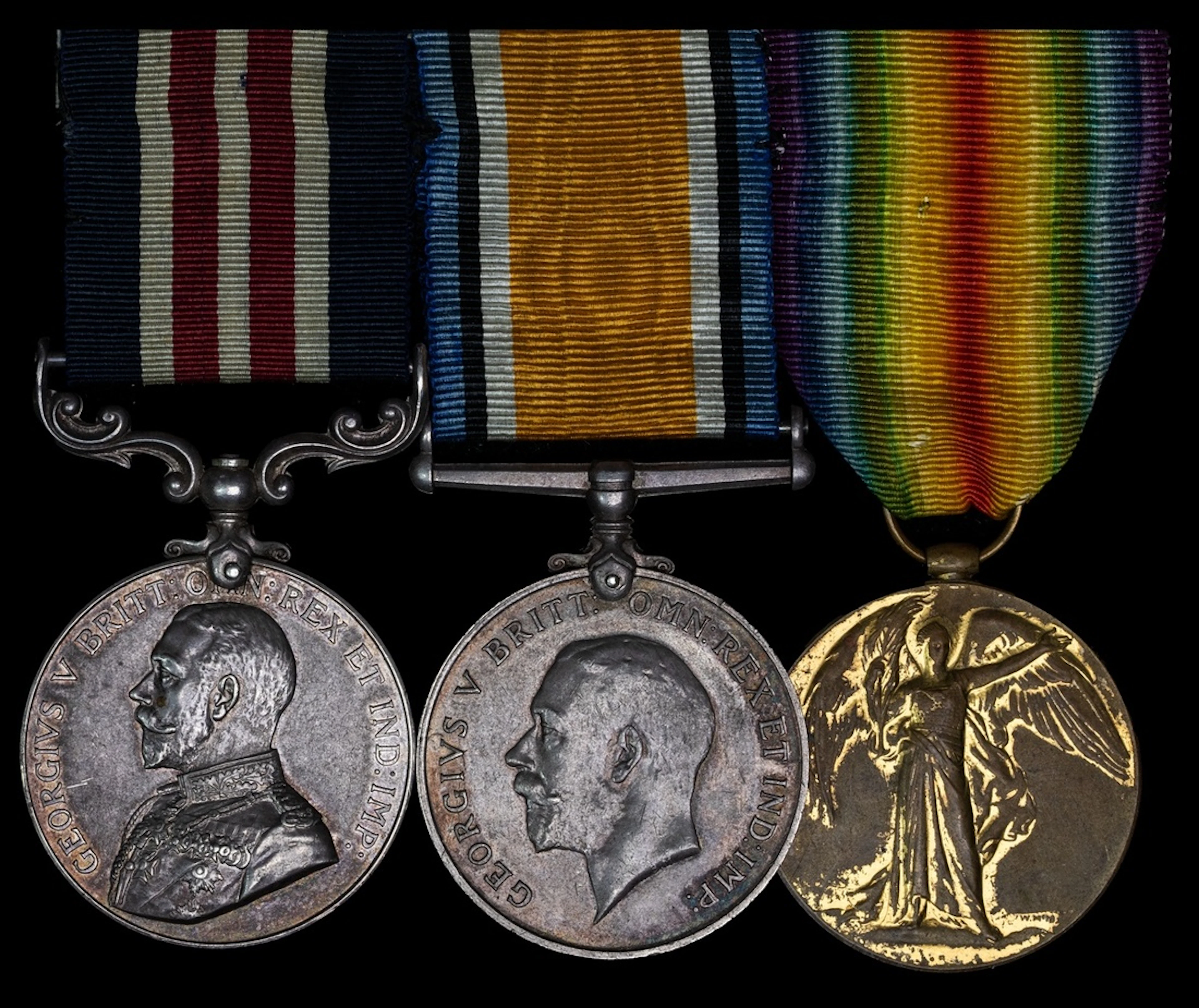A Great War 1917 M.M. awarded to 1st Class Air Mechanic H.V. Rowlett