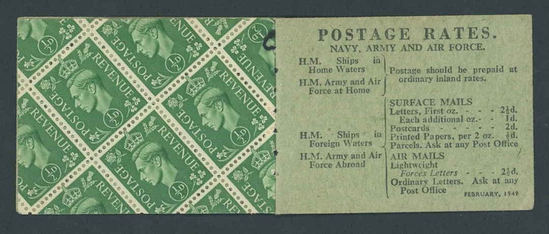 Great Britain King George VI Booklets